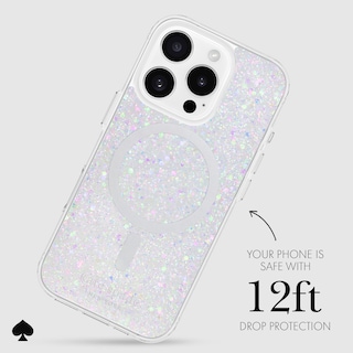 Foto 3 | Funda De Teléfono Kate Spade New York Para Iphone 16 Pro, Con Purpurina Gruesa - Venta Internacional.