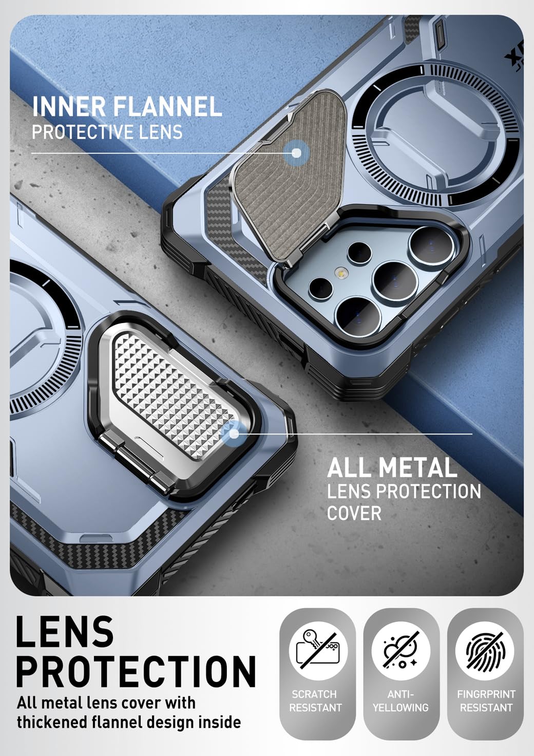 Foto 7 | Funda De Teléfono I-blason Armorbox Para Samsung Galaxy S24 Ultra Blue - Venta Internacional.