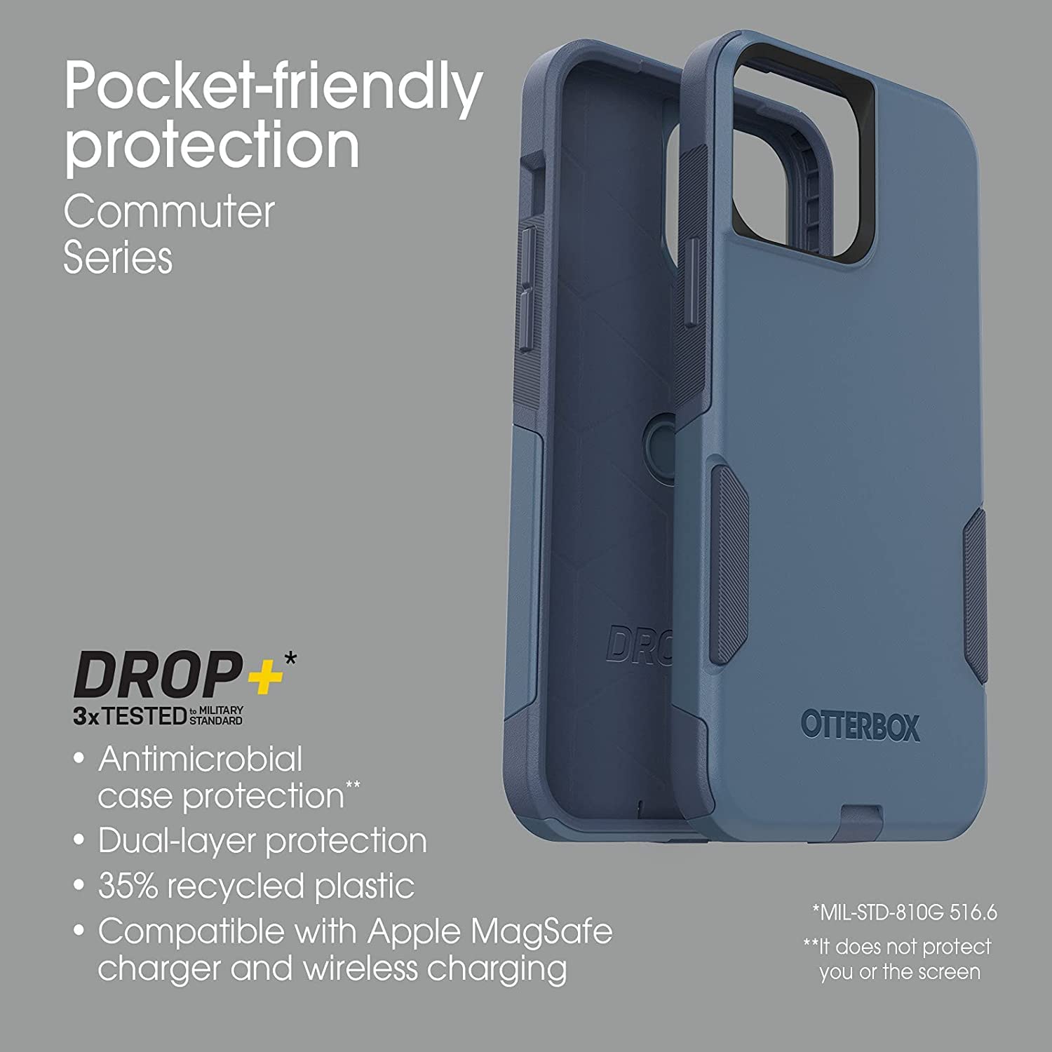 Foto 8 pulgar | Funda De Teléfono Otterbox Commuter Series Para Iphone 13/12 Pro Max - Venta Internacional.