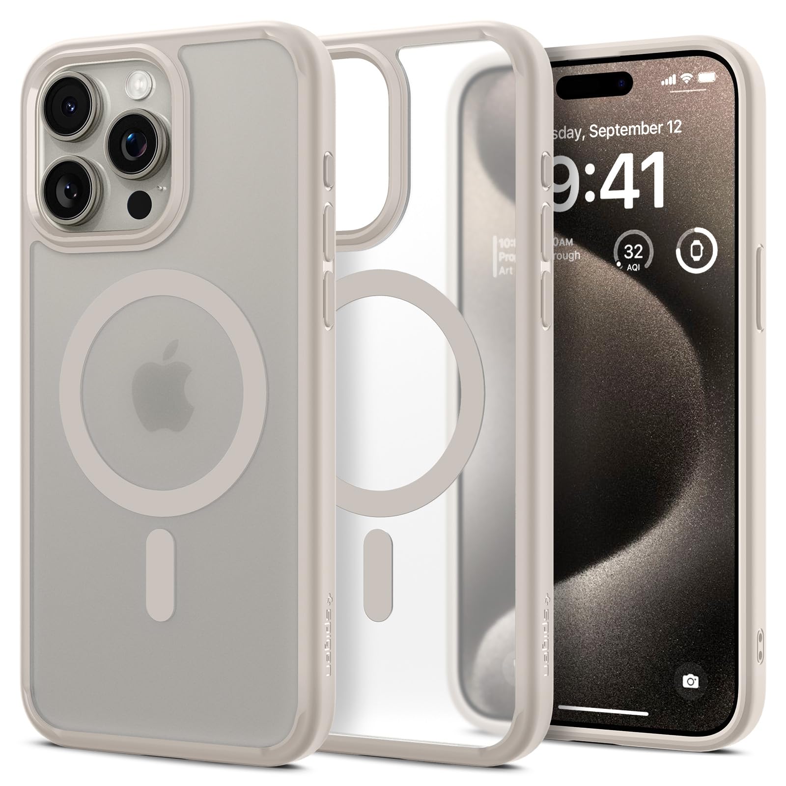 Foto 1 | Funda De Teléfono Spigen Ultra Hybrid Magfit Para Iphone 15 Pro Max - Venta Internacional.
