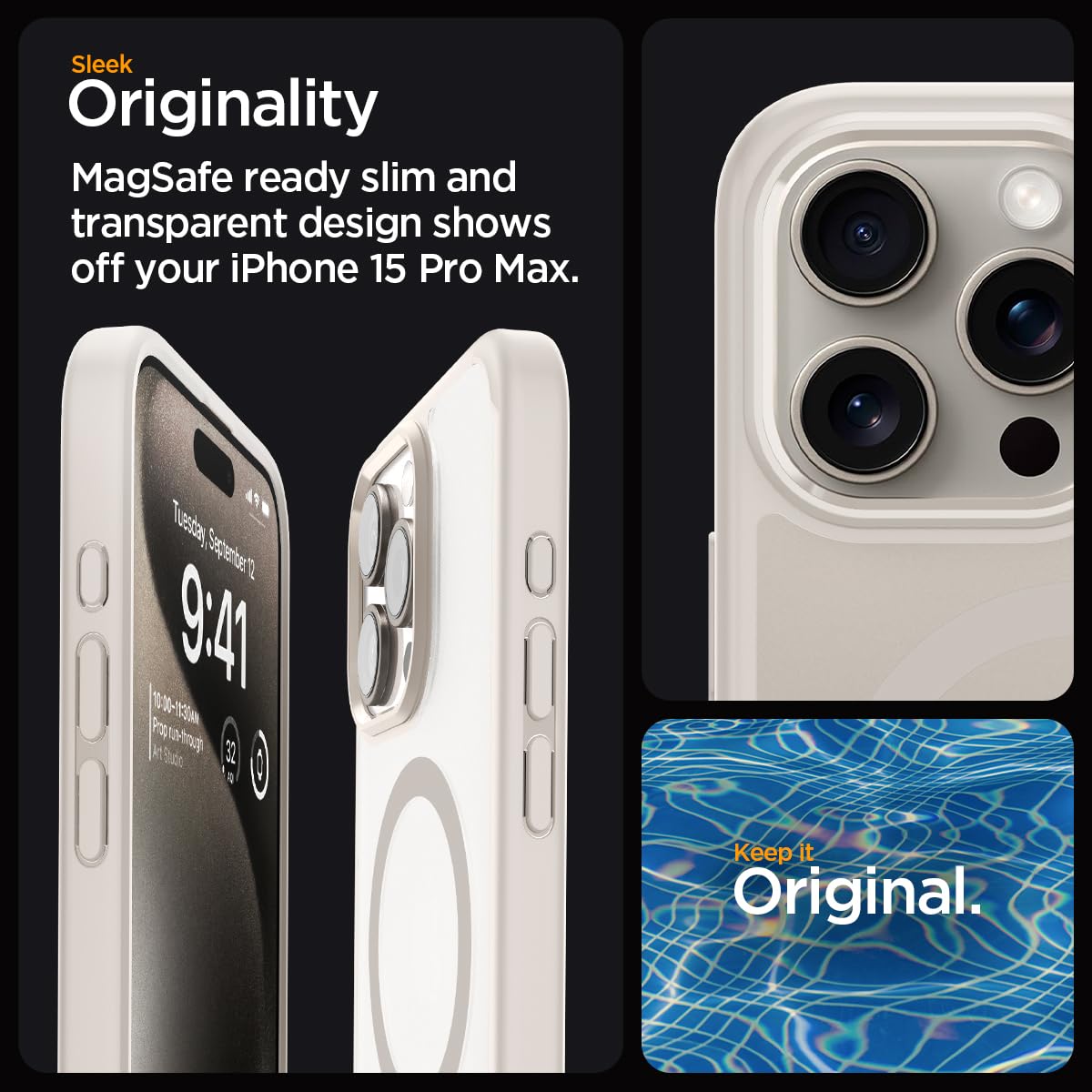 Foto 4 pulgar | Funda De Teléfono Spigen Ultra Hybrid Magfit Para Iphone 15 Pro Max - Venta Internacional.