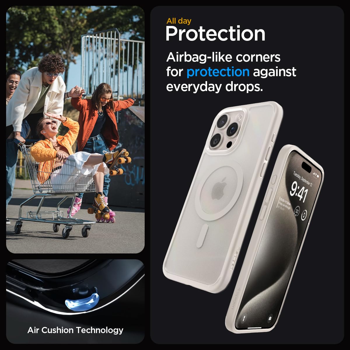 Foto 5 pulgar | Funda De Teléfono Spigen Ultra Hybrid Magfit Para Iphone 15 Pro Max - Venta Internacional.