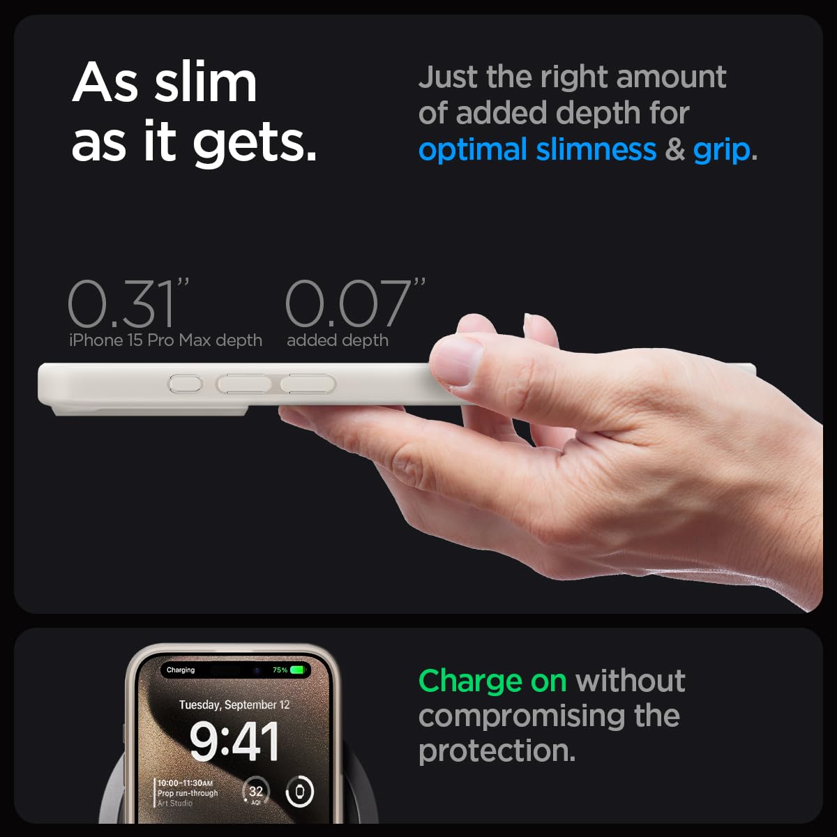 Foto 7 pulgar | Funda De Teléfono Spigen Ultra Hybrid Magfit Para Iphone 15 Pro Max - Venta Internacional.