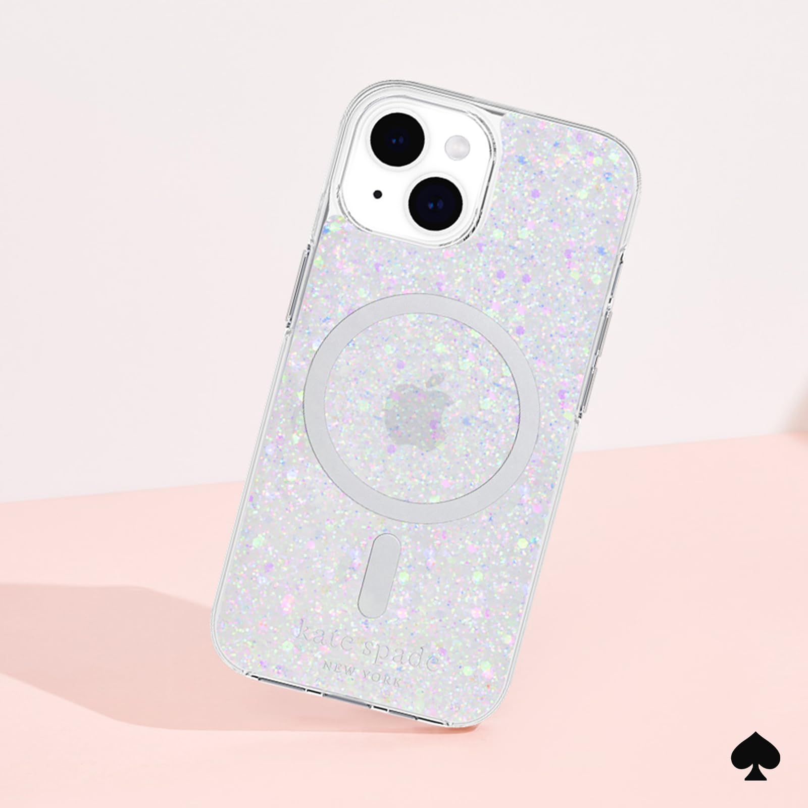 Foto 2 | Funda De Teléfono Kate Spade New York Chunky Glitter Iridiscente - Venta Internacional.