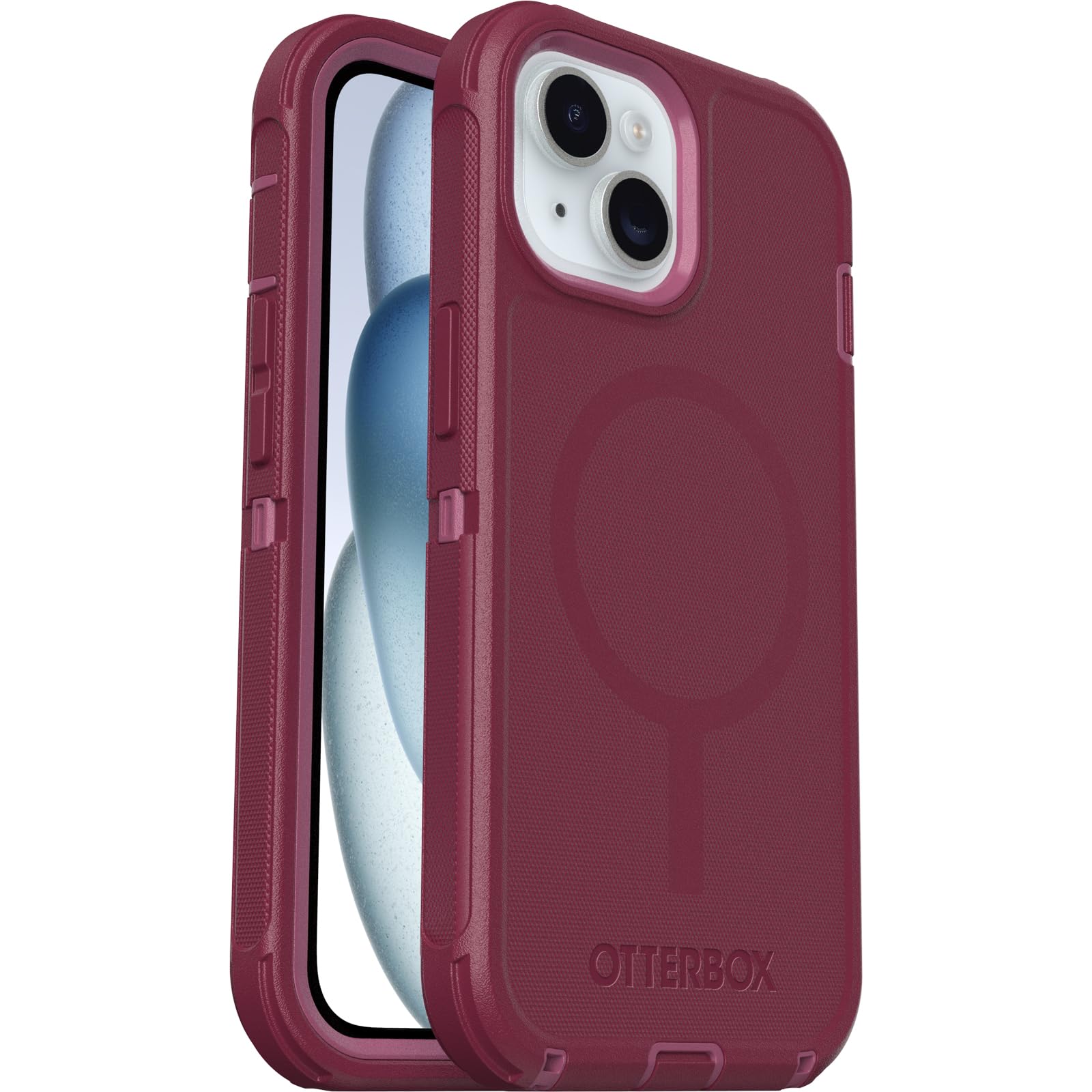 Foto 5 pulgar | Funda De Teléfono Otterbox Defender Para Magsafe Iphone 15/14/13, Rosa - Venta Internacional.