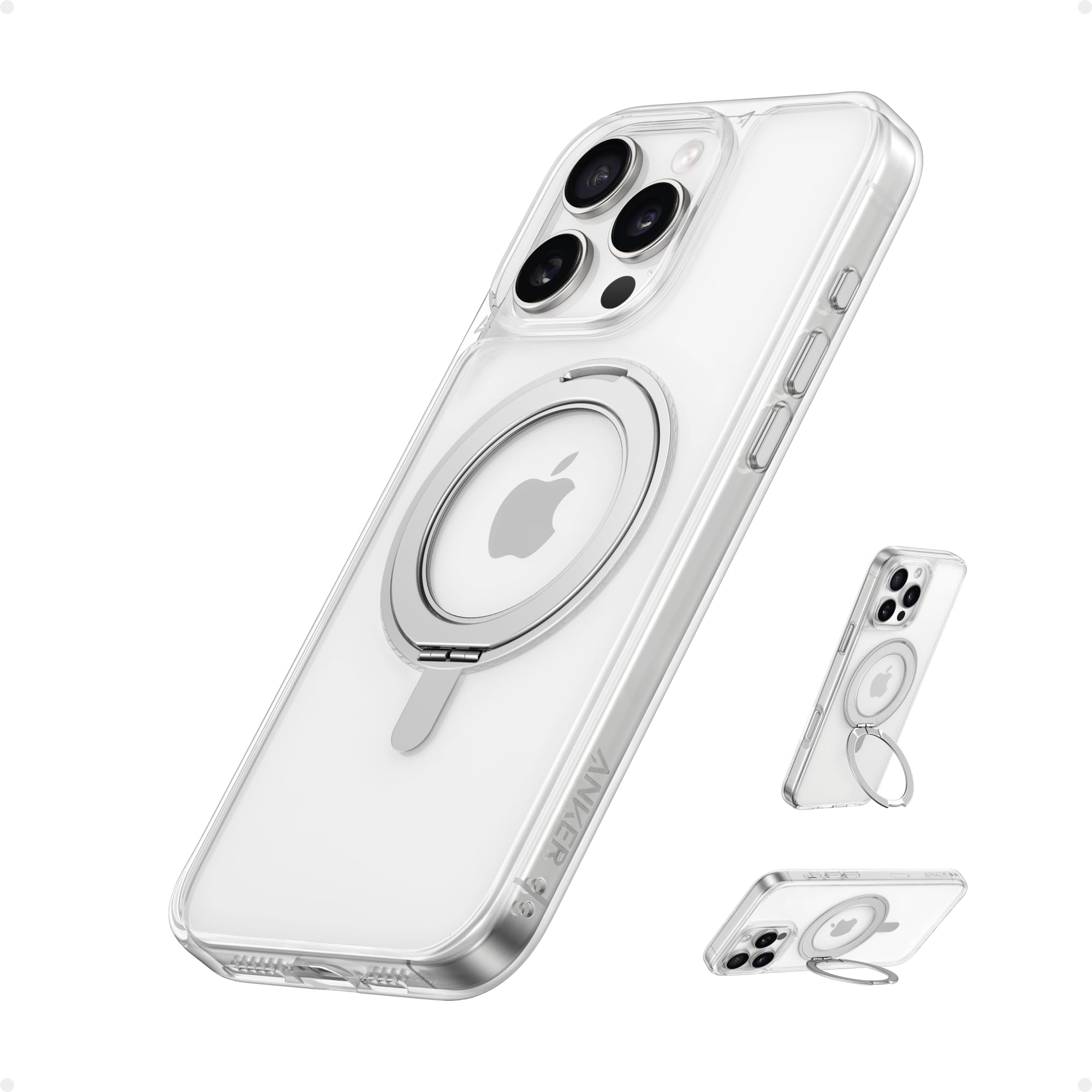 Foto 2 pulgar | Funda Para Teléfono Anker Ultra Magnetic Con Soporte Anular De 360° Para Iphone 16 Pro Max - Venta Internacional.