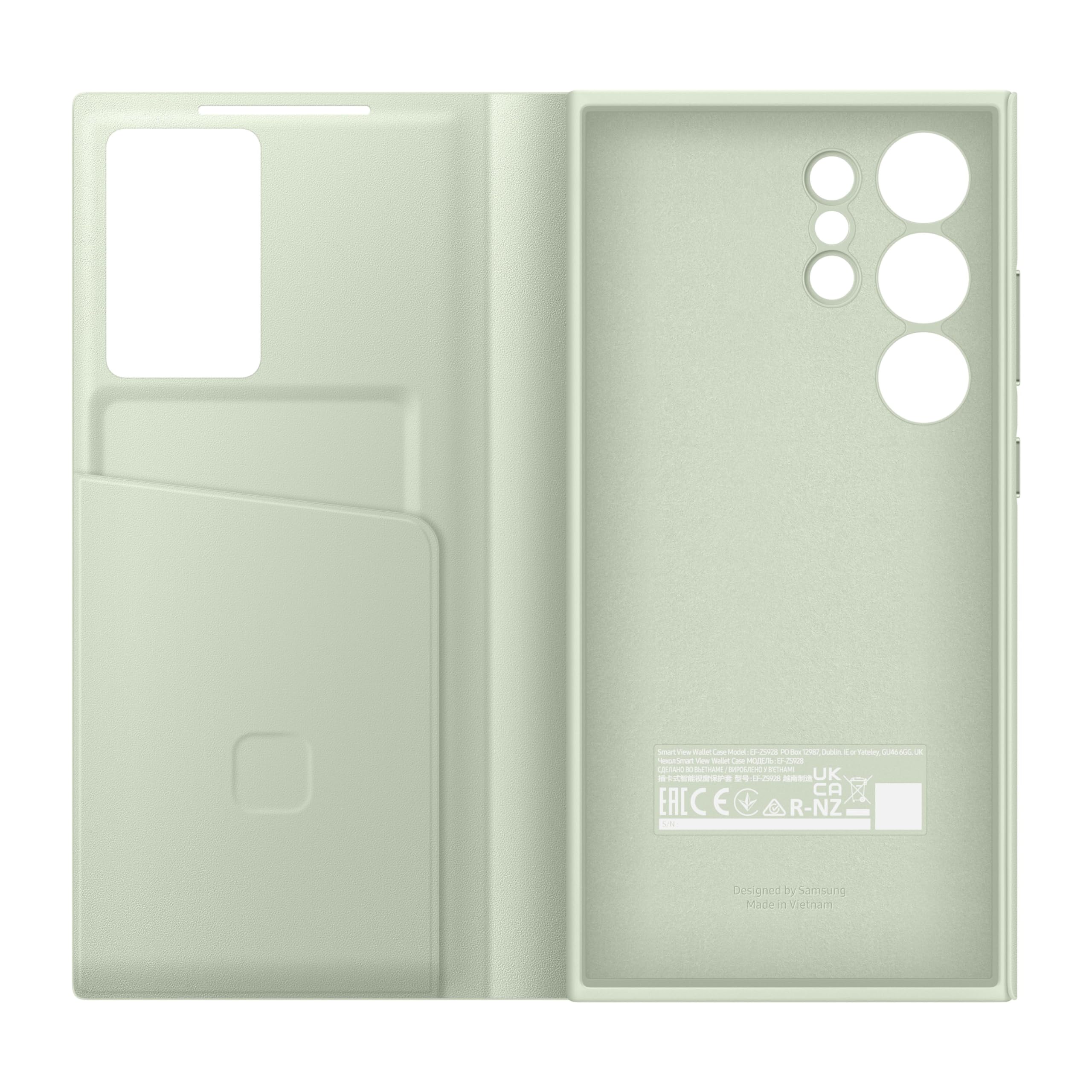 Foto 6 pulgar | Funda Para Teléfono S-view Wallet Samsung Galaxy S24 Ultra Light Green - Venta Internacional.