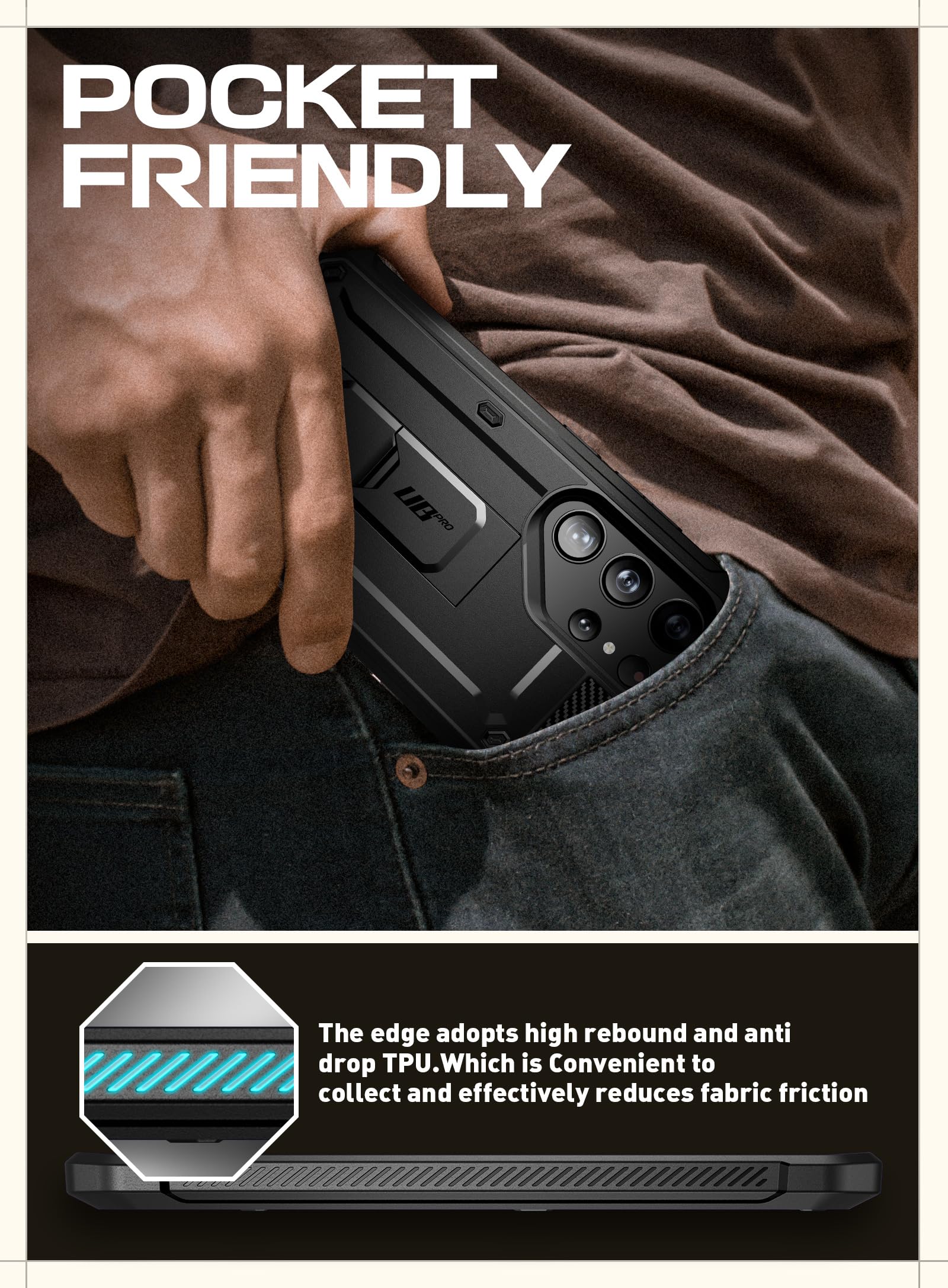 Foto 7 | Funda Para Teléfono Supcase Unicorn Beetle Pro Para Samsung Galaxy S24 Ultra - Venta Internacional.