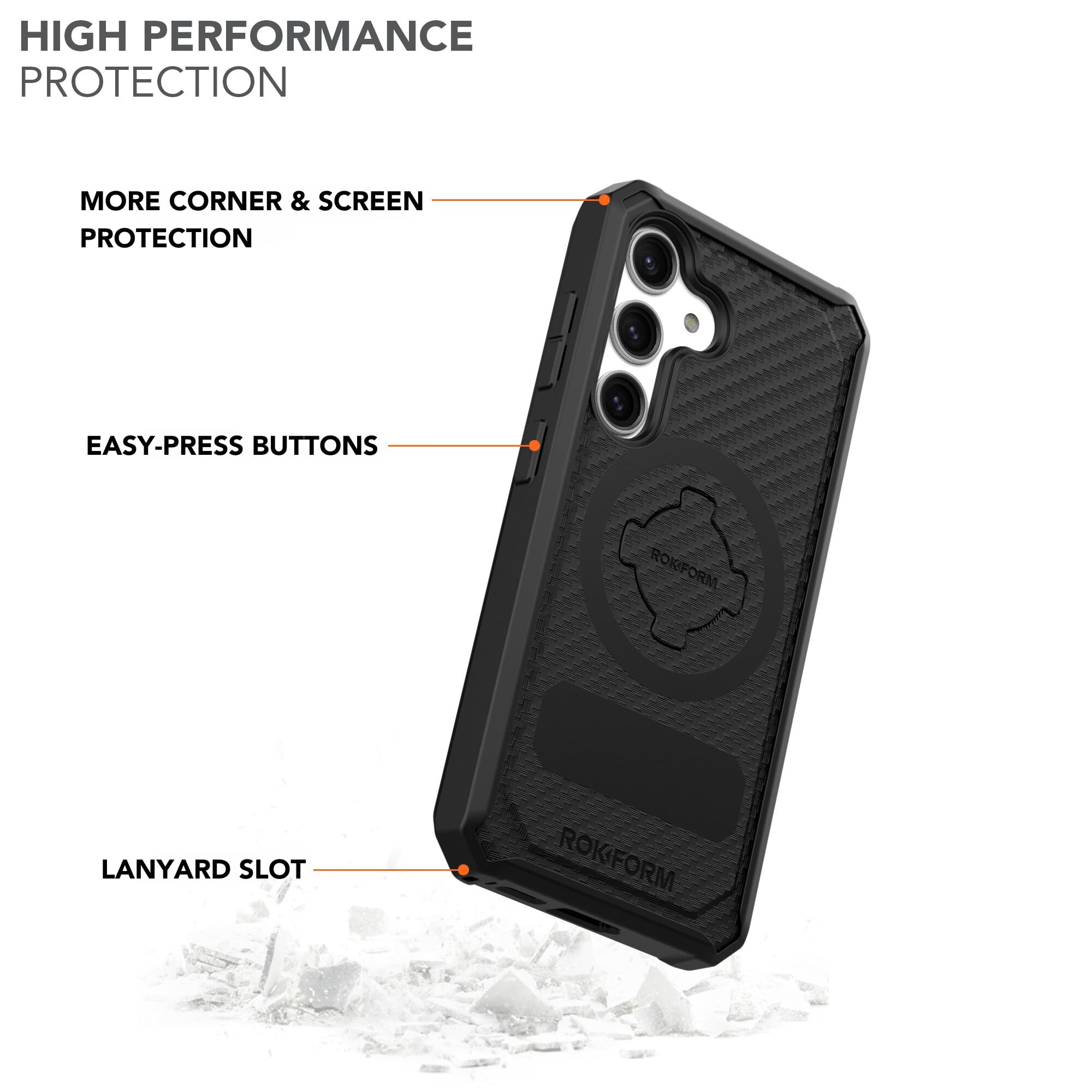 Foto 4 pulgar | Funda Rokform Rugged Series Galaxy S24 Con Cierre Giratorio Magnético - Venta Internacional.