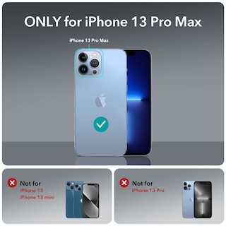 Foto 2 | Funda De Teléfono Esr Para Iphone 13 Pro Max Con Magsafe Clear Black - Venta Internacional.