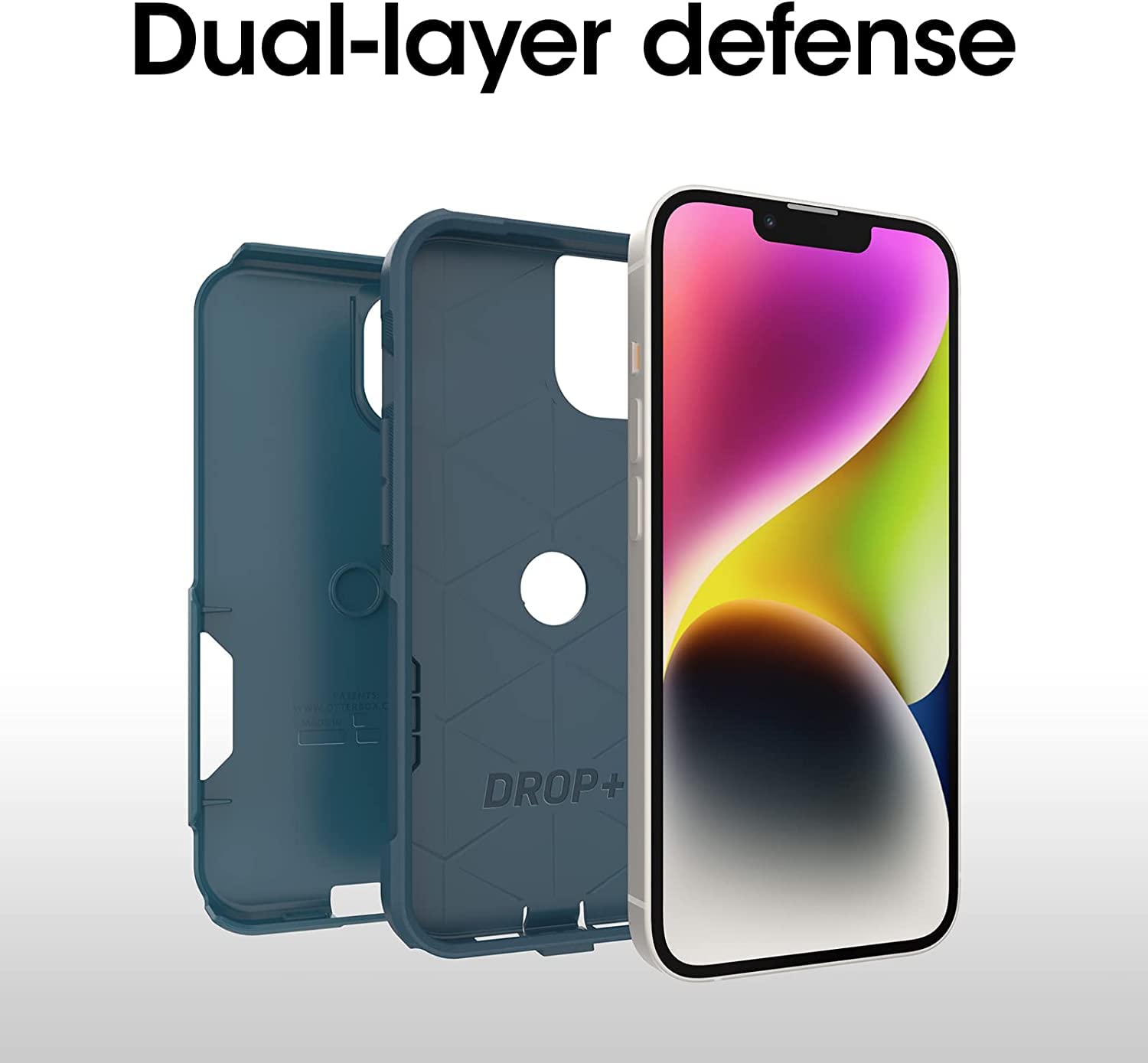 Foto 4 pulgar | Funda De Teléfono Otterbox Commuter Series Para Iphone 14 Y Iphone 13 - Venta Internacional.