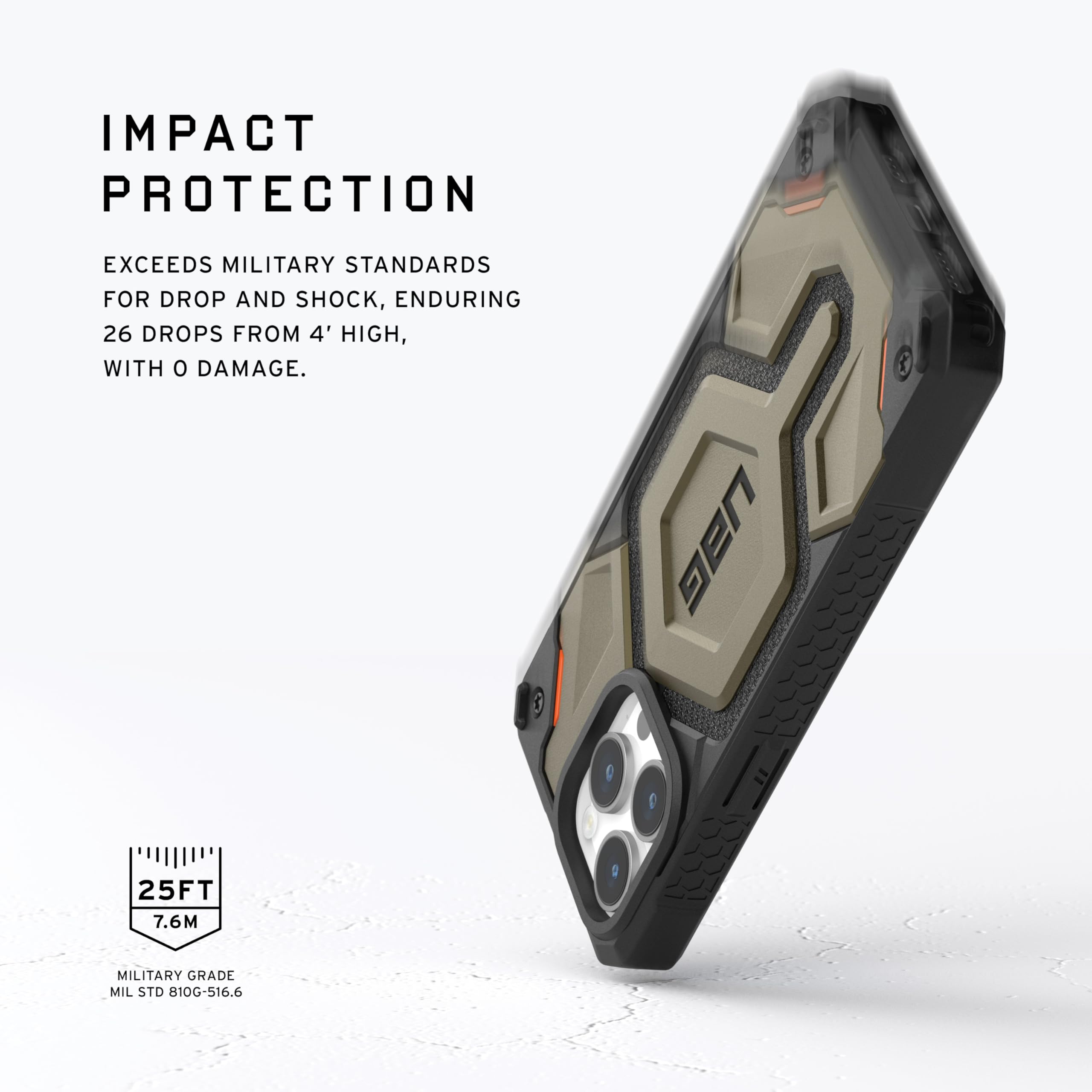 Foto 3 | Funda Urban Armor Gear Uag Monarch Pro Kevlar Para Iphone 15 Pro Max - Venta Internacional.