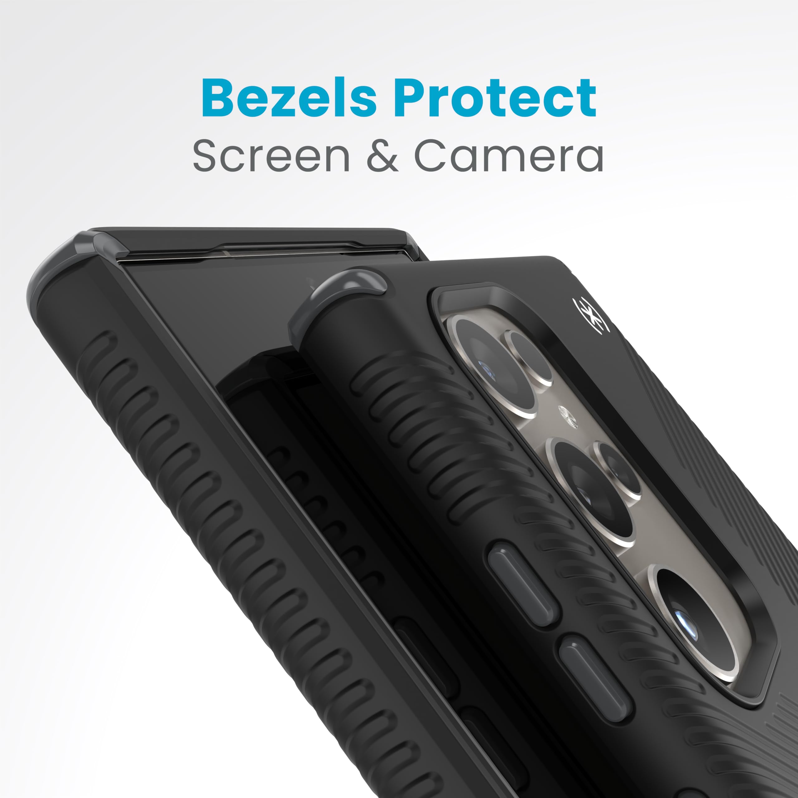 Foto 7 pulgar | Funda Speck Presidio 2 Grip Para Samsung Galaxy S24 Ultra, Color Negro - Venta Internacional.