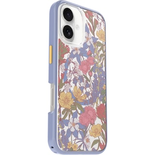Foto 4 | Funda Otterbox Para Iphone 16, Simetría, Transparente, Floral, Morado - Venta Internacional.