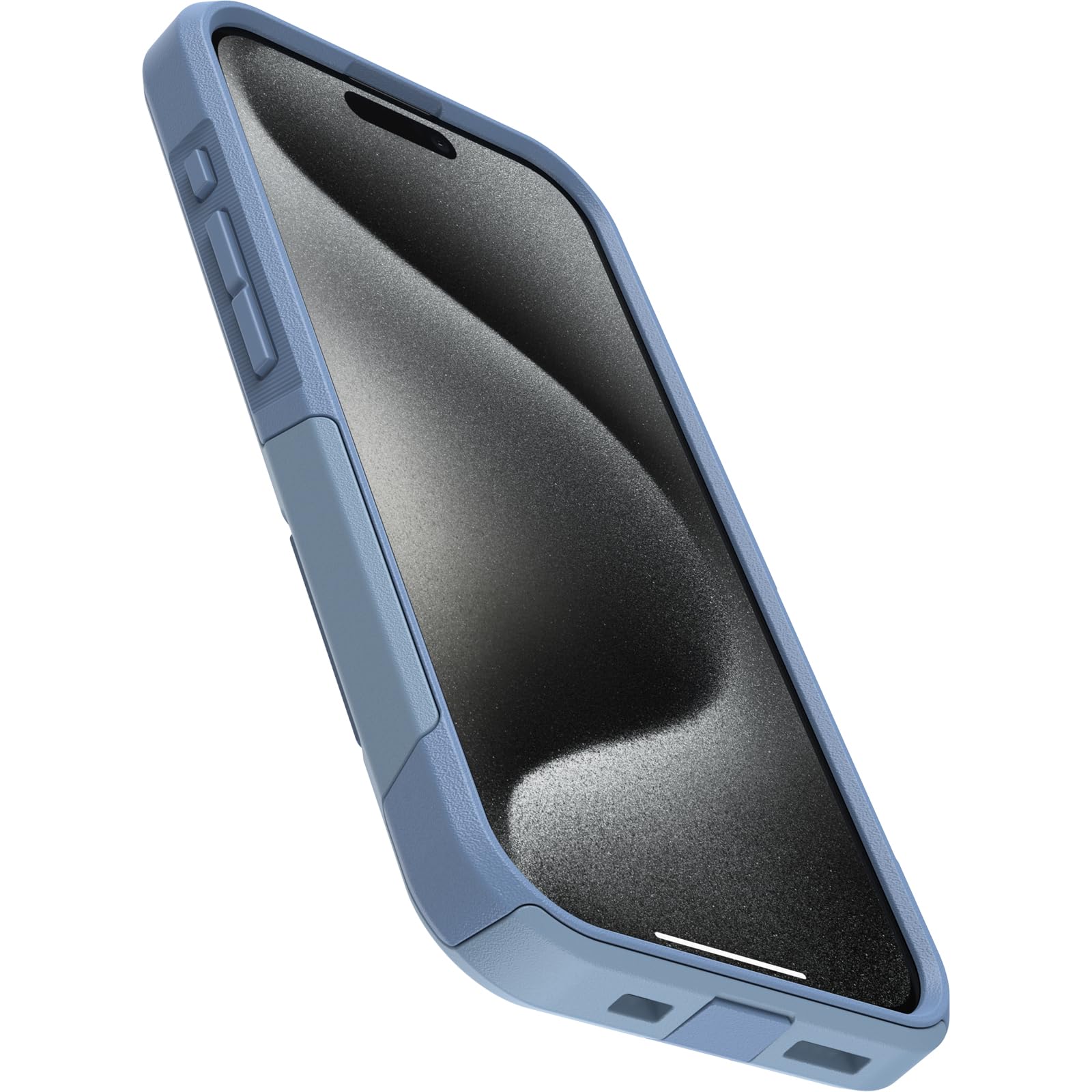 Foto 4 pulgar | Funda Otterbox Commuter Series Para Iphone 15 Pro, Tela Vaquera Nítida - Venta Internacional.