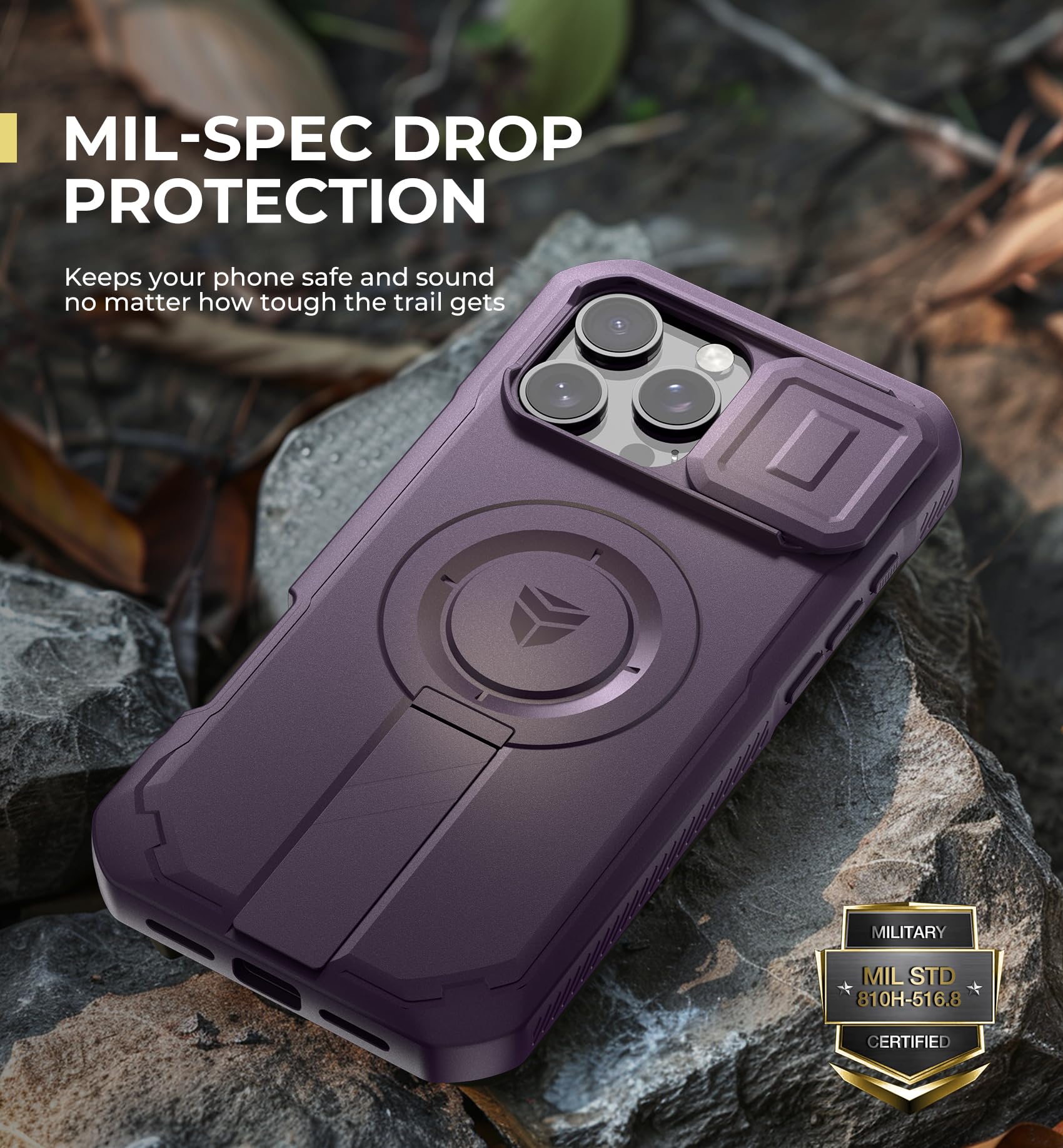 Foto 7 | Funda De Teléfono Dexnor Para Iphone 16 Pro Max Con Funda De Cámara Deslizante - Venta Internacional.