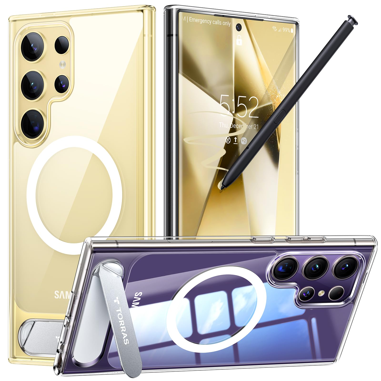 Foto 1 | Funda Para Teléfono Torras, Fuerte Soporte Magnético Para Samsung Galaxy S24 Ultra - Venta Internacional.