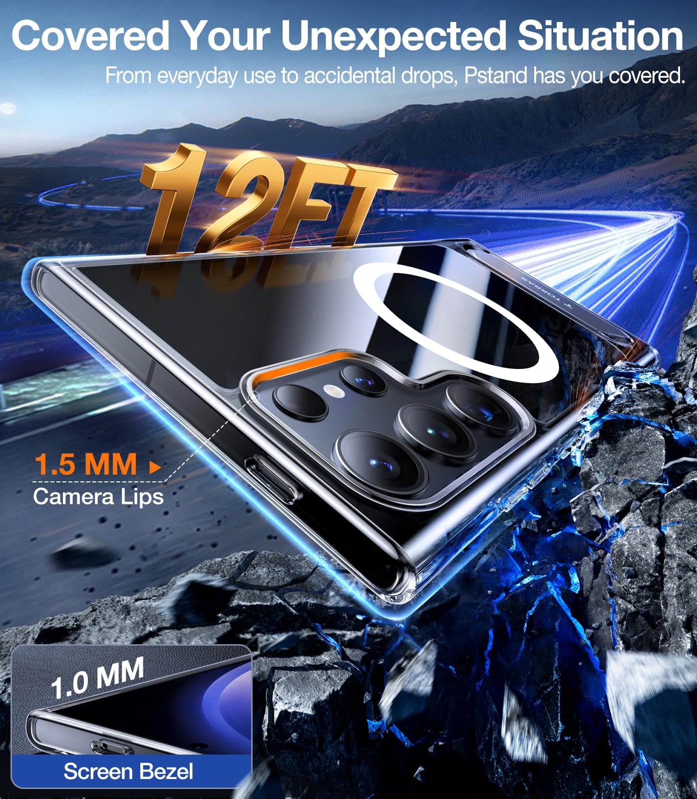 Foto 6 | Funda Para Teléfono Torras, Fuerte Soporte Magnético Para Samsung Galaxy S24 Ultra - Venta Internacional.