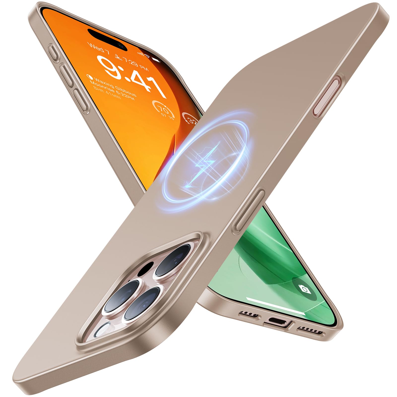 Foto 2 pulgar | Funda De Teléfono Torras Magnetic Slim Fit Para Iphone 16 Pro - Venta Internacional.