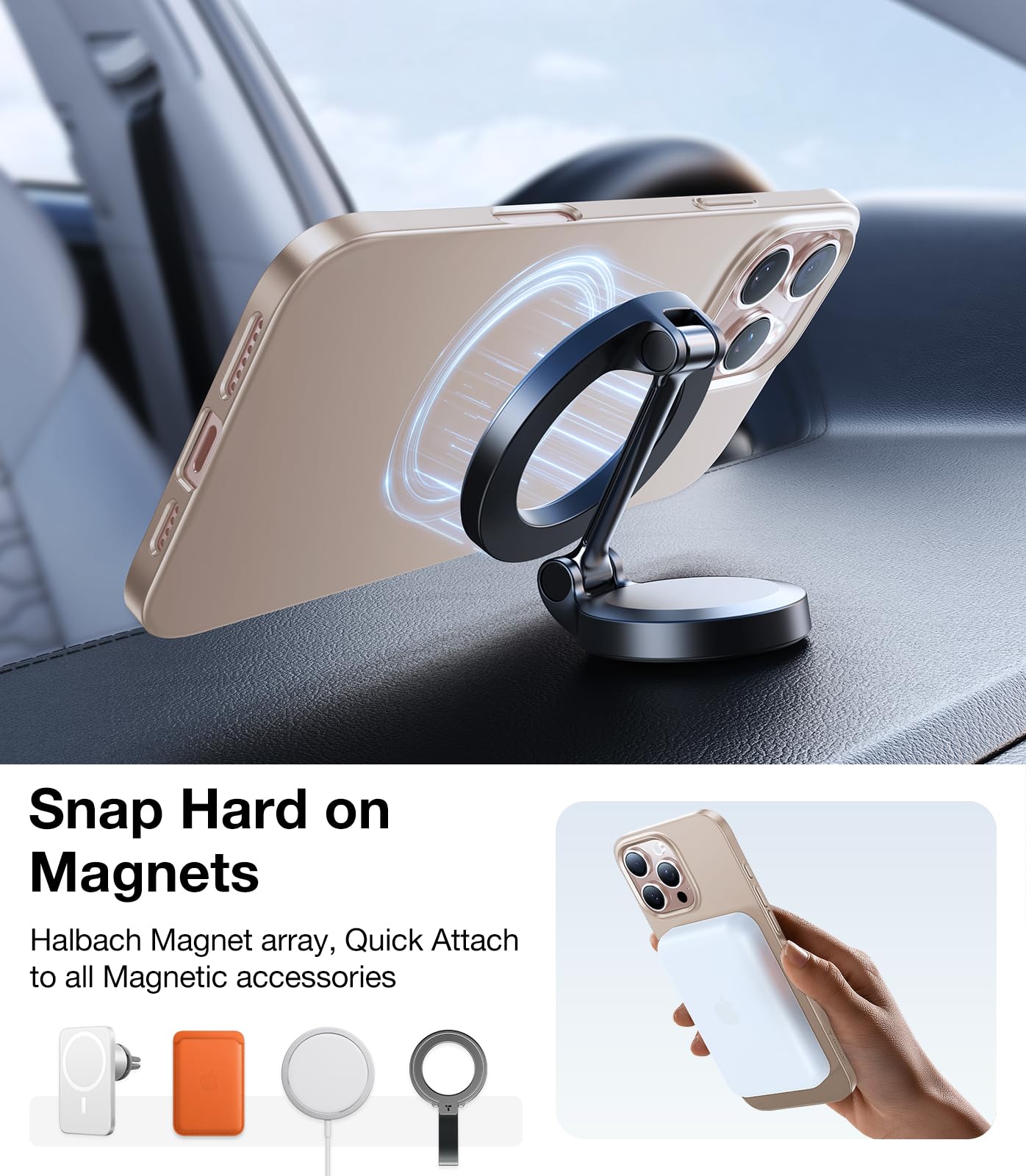 Foto 4 pulgar | Funda De Teléfono Torras Magnetic Slim Fit Para Iphone 16 Pro - Venta Internacional.