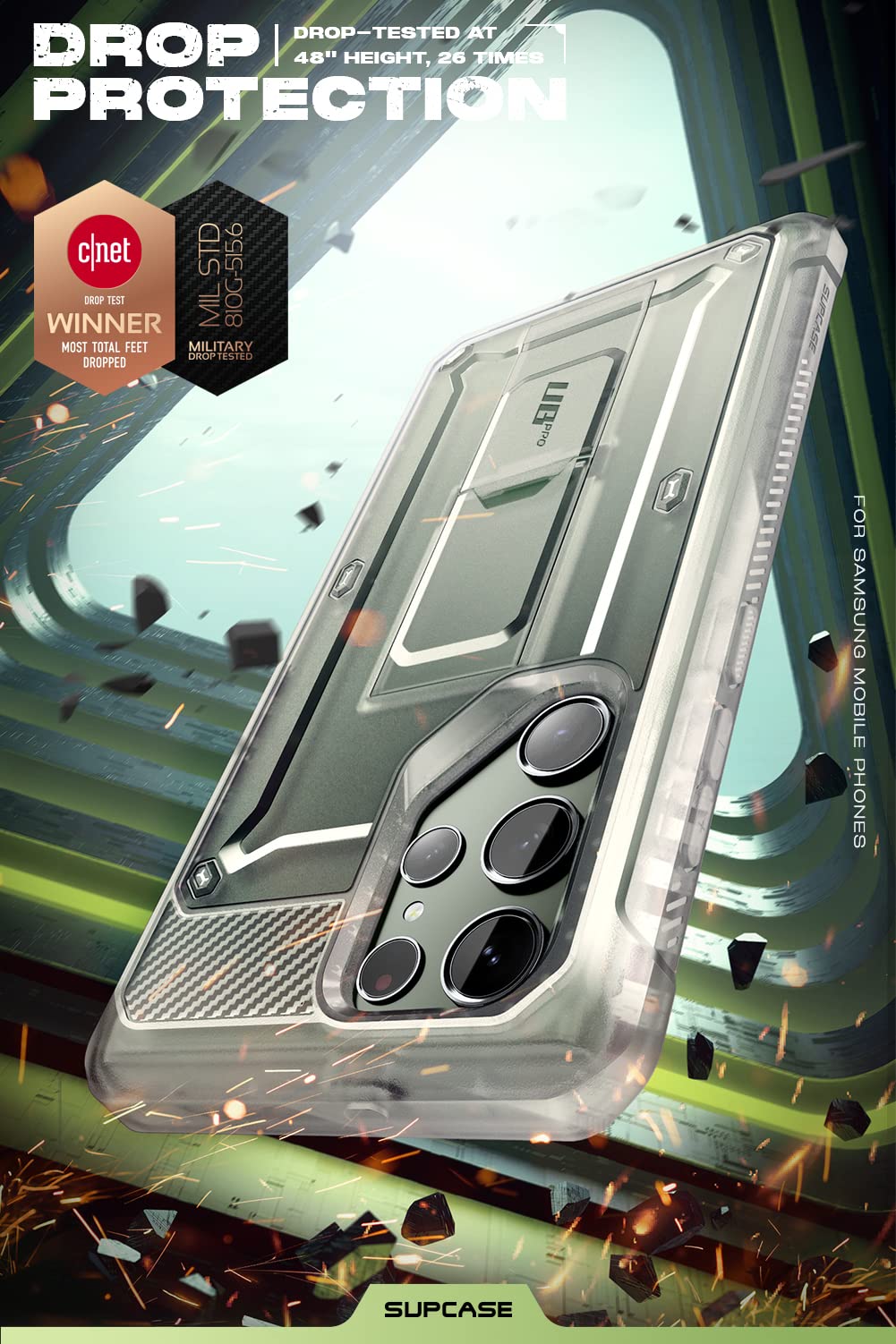 Foto 5 pulgar | Funda De Teléfono Supcase Unicorn Beetle Pro Para Samsung Galaxy S23 Ultra - Venta Internacional.