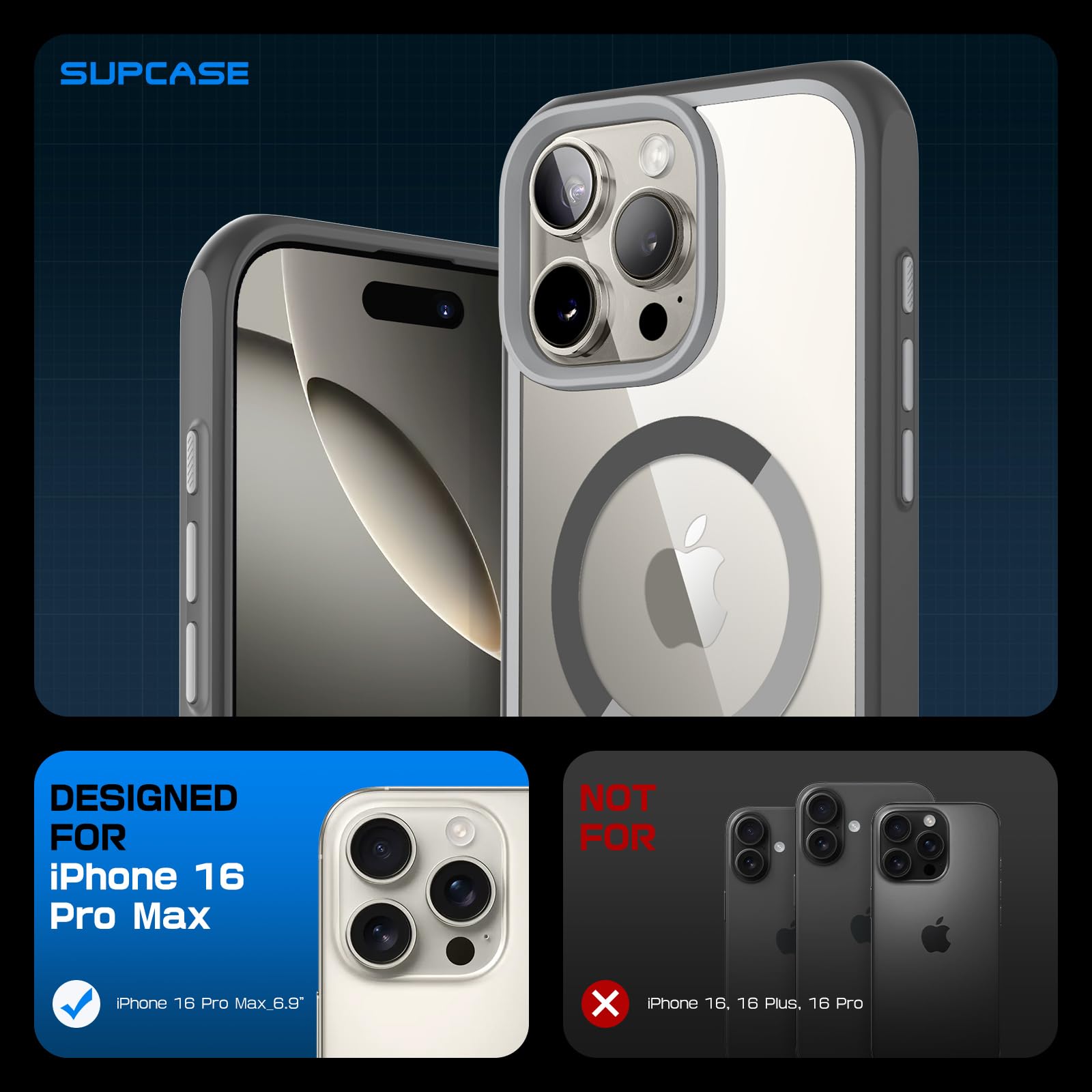 Foto 8 pulgar | Funda De Teléfono Supcase Unicorn Beetle Mag Para Iphone 16 Pro Max - Venta Internacional.