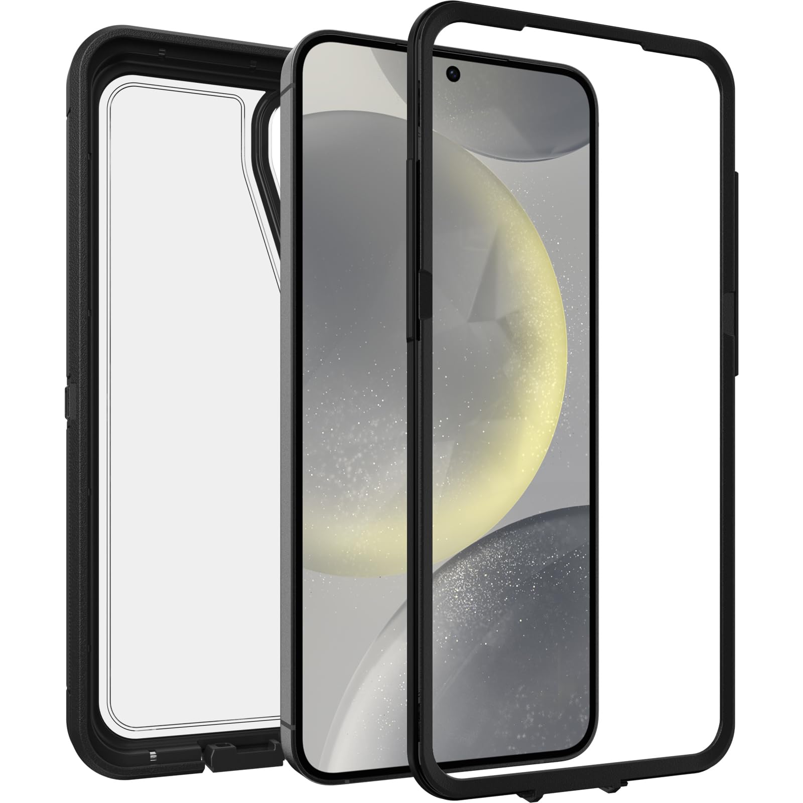 Foto 6 pulgar | Funda Otterbox Para Samsung Galaxy S24+ Defender Xt, Transparente, Lado Oscuro - Venta Internacional.