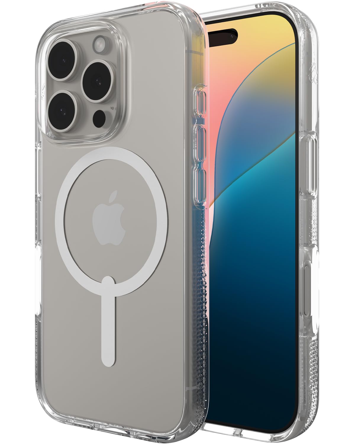 Foto 2 pulgar | Funda Zagg Crystal Palace Snap Para Iphone 16 Pro, Transparente - Venta Internacional.