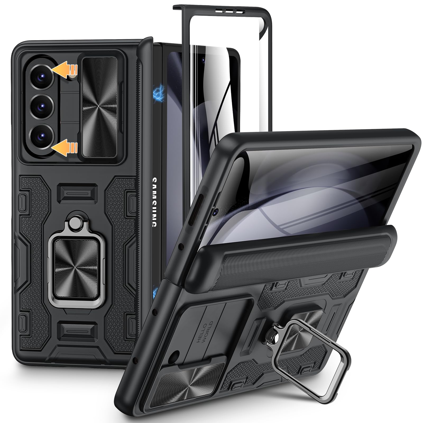 Funda Vego Para Samsung Galaxy Z Fold 5 Con Cámara Deslizante - Venta Internacional.