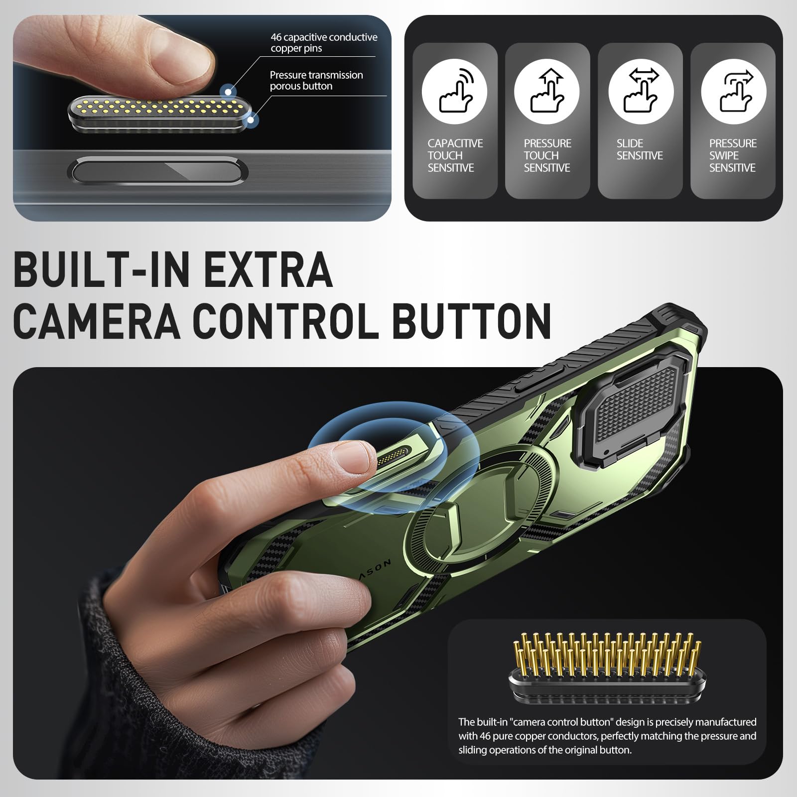 Foto 4 pulgar | Funda De Teléfono I-blason Armorbox Para Iphone 16 Pro Max Con Magsafe - Venta Internacional.