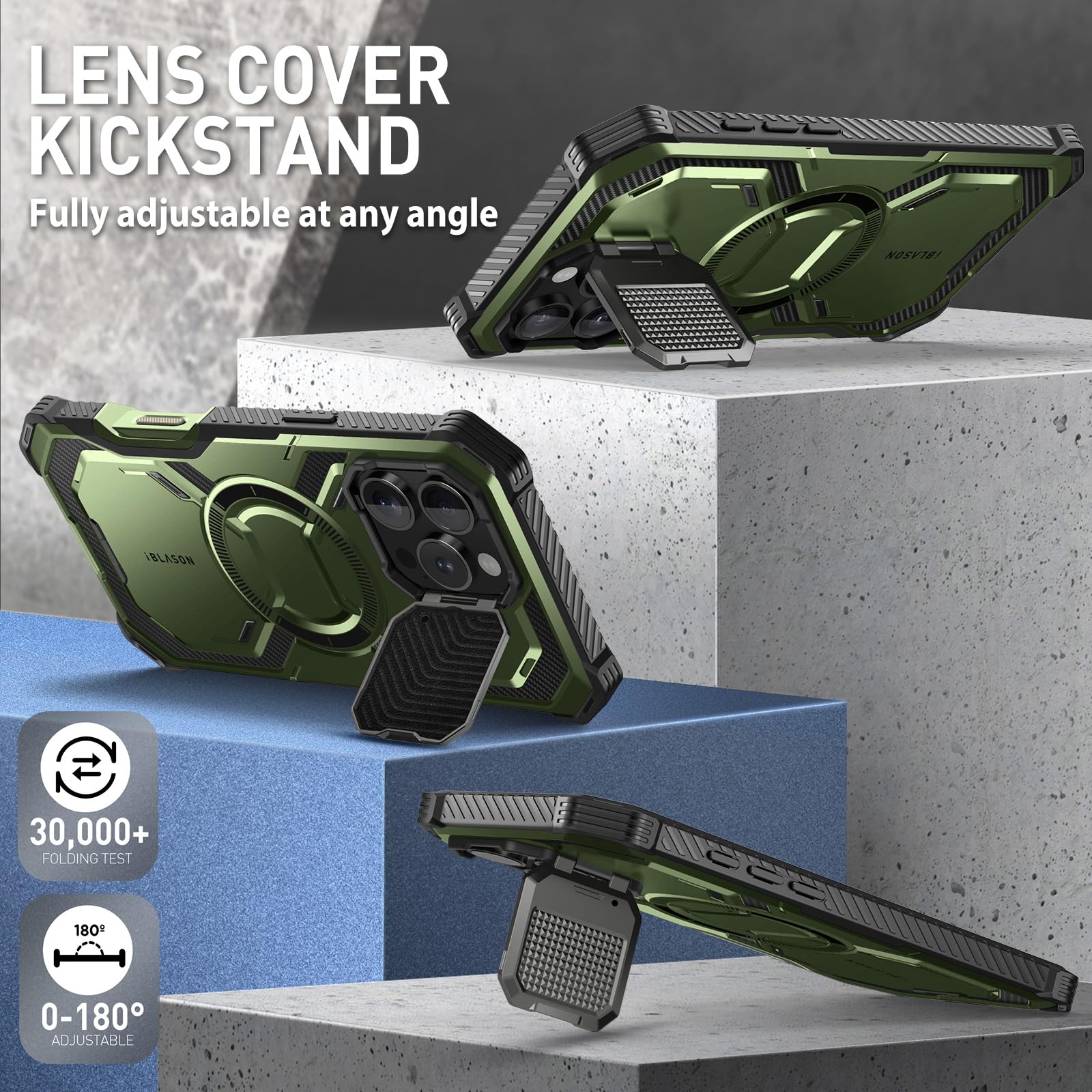 Foto 6 pulgar | Funda De Teléfono I-blason Armorbox Para Iphone 16 Pro Max Con Magsafe - Venta Internacional.