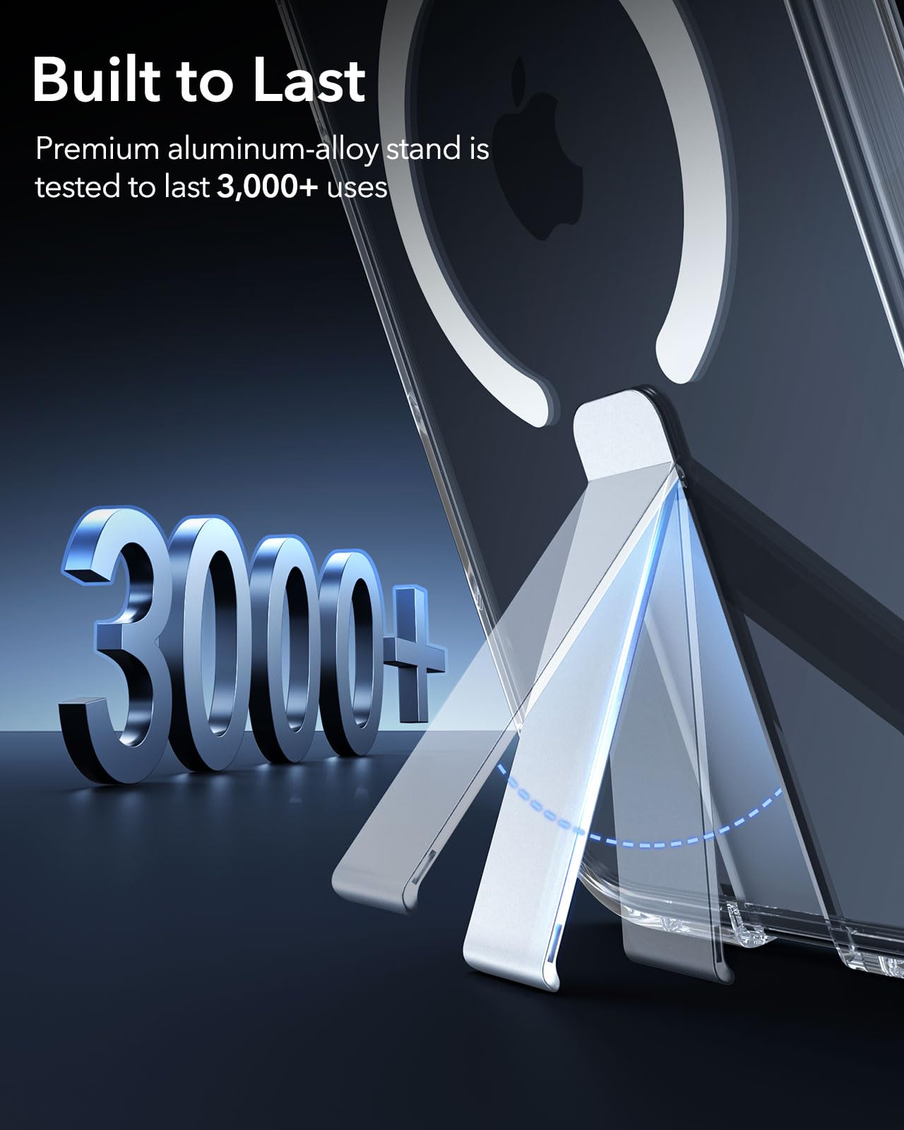 Foto 7 | Funda De Teléfono Esr Boost Series Con Soporte Para Iphone 16 Pro Max Clear - Venta Internacional.