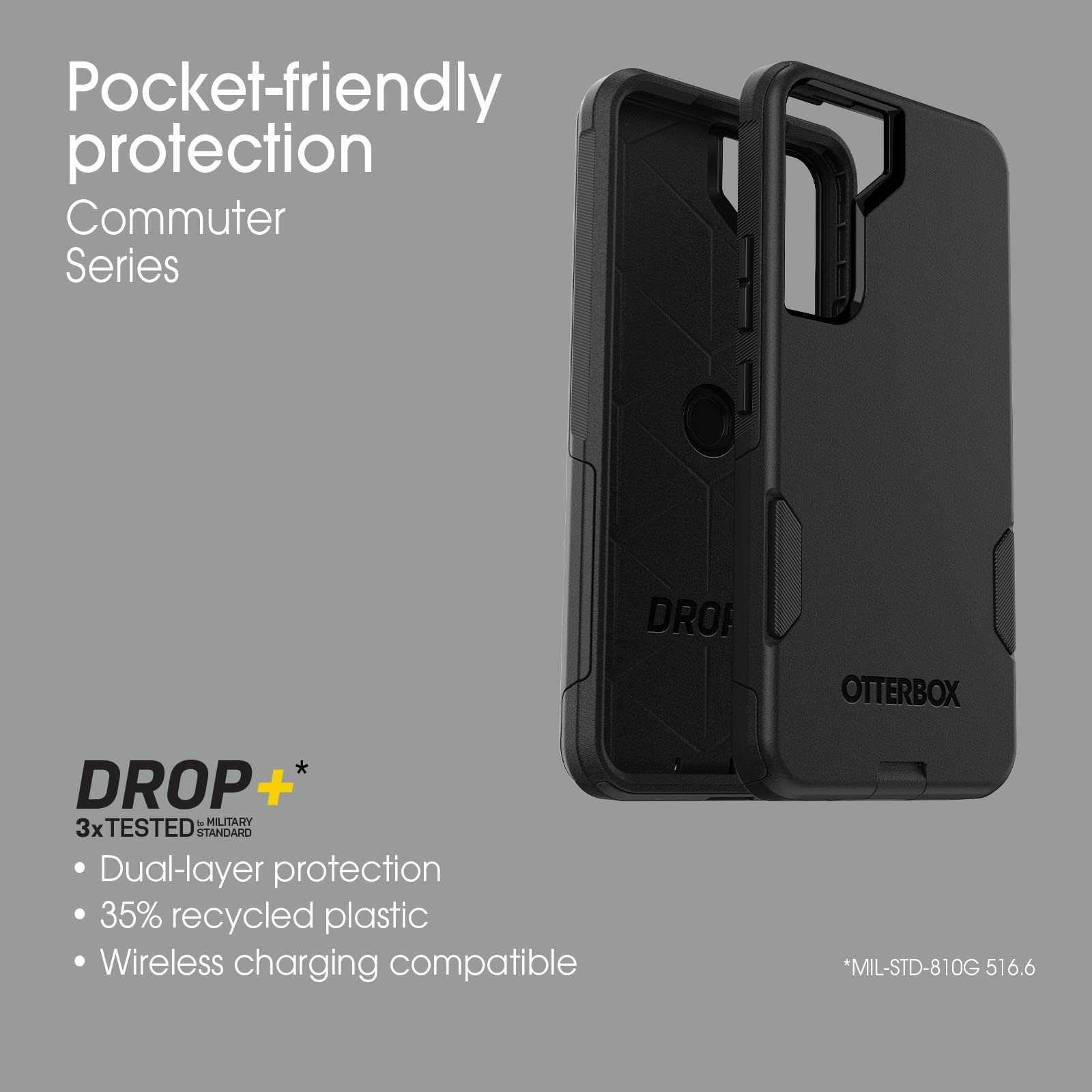 Foto 5 pulgar | Funda Otterbox Commuter Series Para Galaxy S22, Color Negro - Venta Internacional.