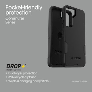 Foto 4 | Funda Otterbox Commuter Series Para Galaxy S22, Color Negro - Venta Internacional.