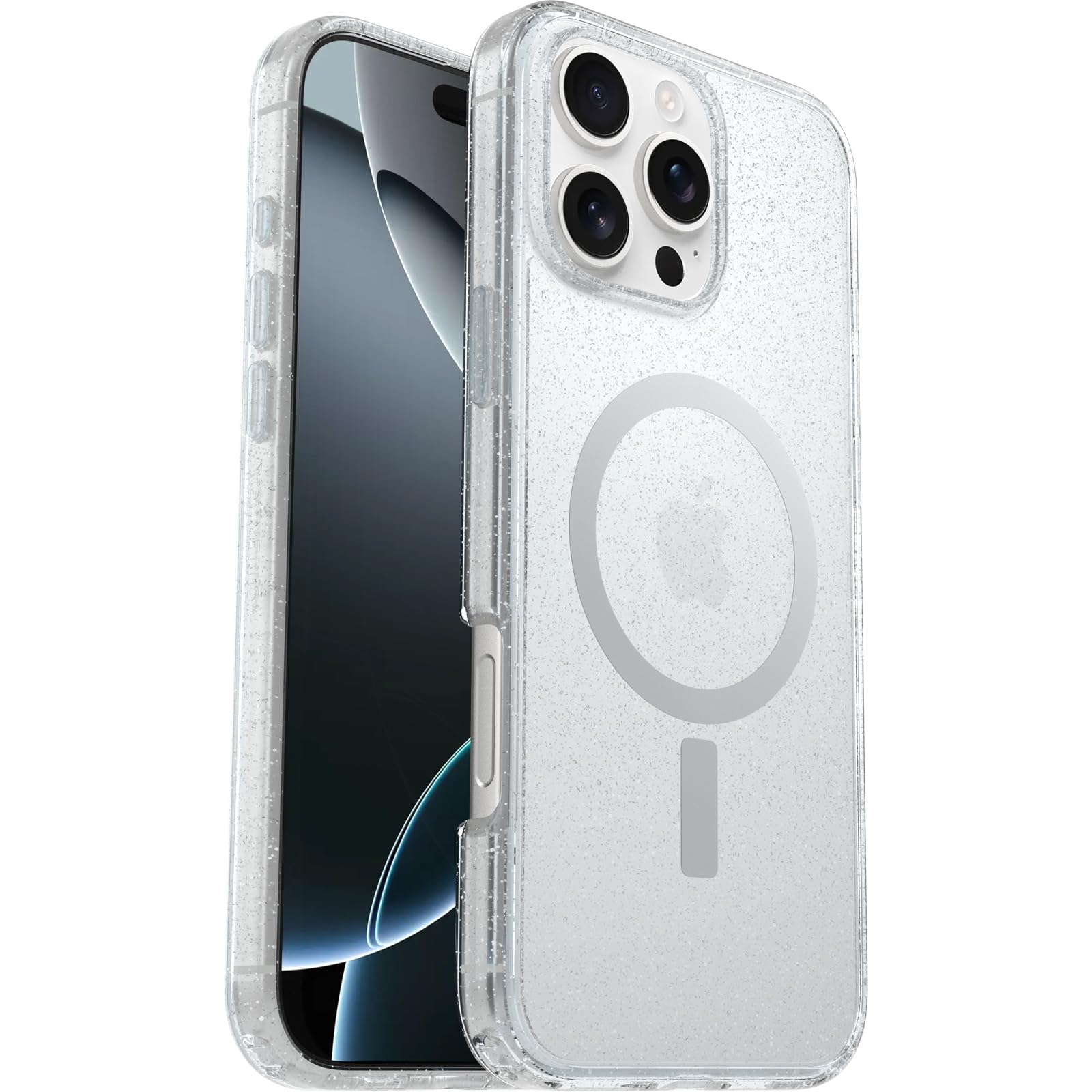 Foto 3 | Funda Otterbox Symmetry Series Clear Stardust Para Iphone 16 Pro Max - Venta Internacional.