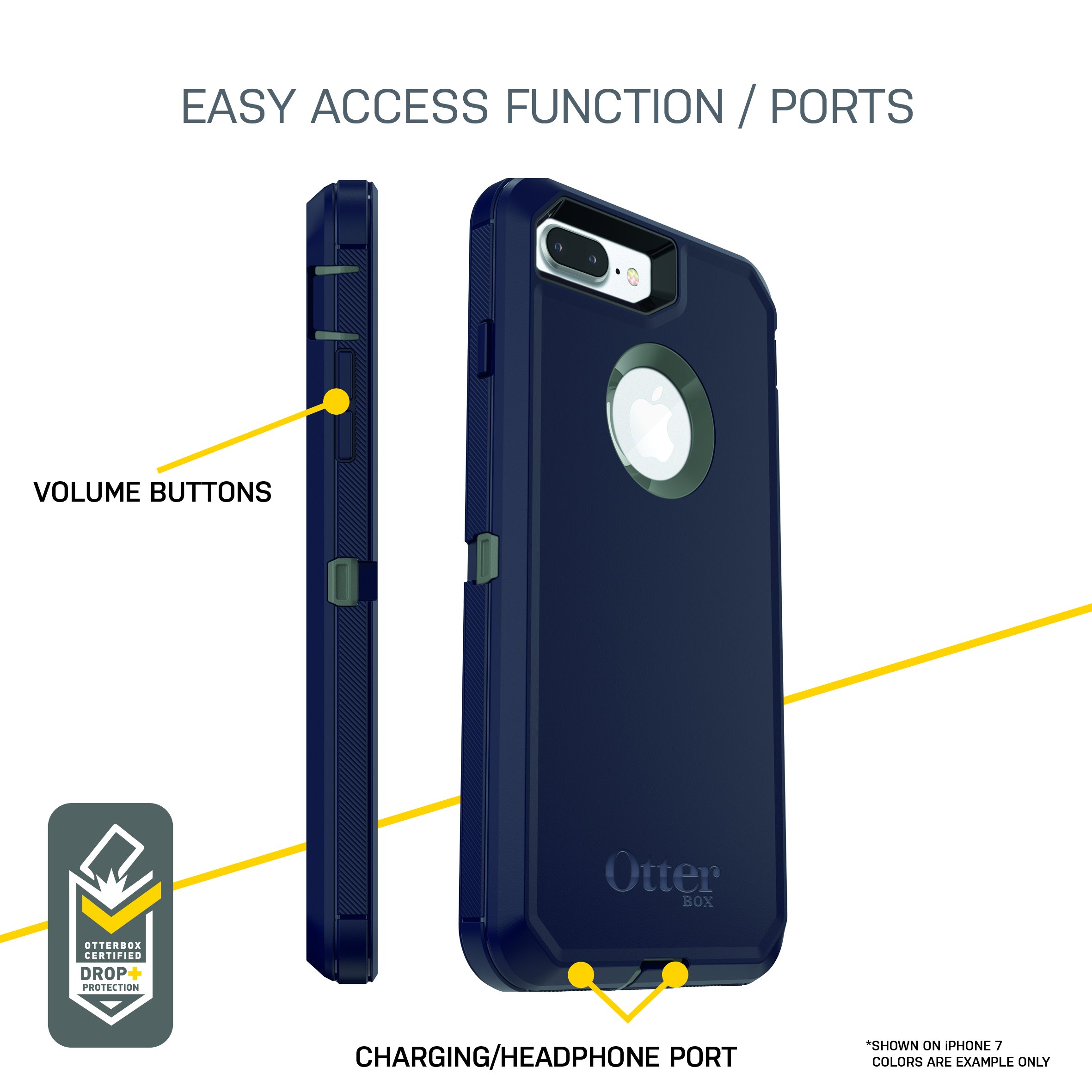 Foto 6 pulgar | Funda Otterbox Defender Series Para Iphone 8 Plus Y 7 Plus - Venta Internacional.
