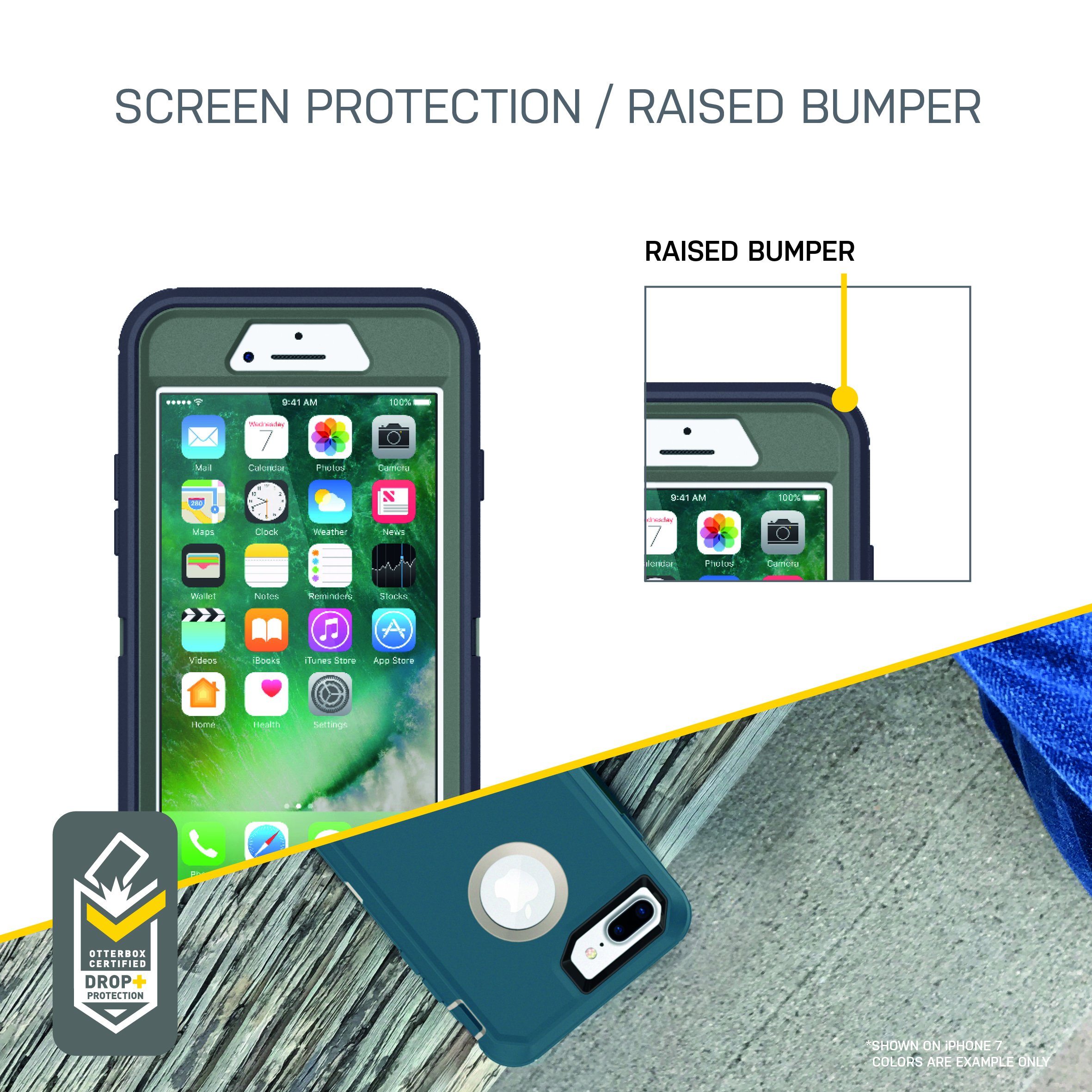 Foto 7 pulgar | Funda Otterbox Defender Series Para Iphone 8 Plus Y 7 Plus - Venta Internacional.
