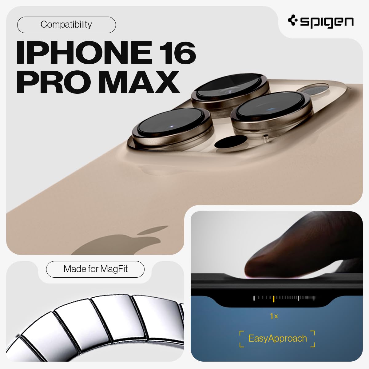 Foto 3 pulgar | Funda Para Teléfono Spigen Tough Armor (ai) Magfit Iphone 16 Pro Max - Venta Internacional.