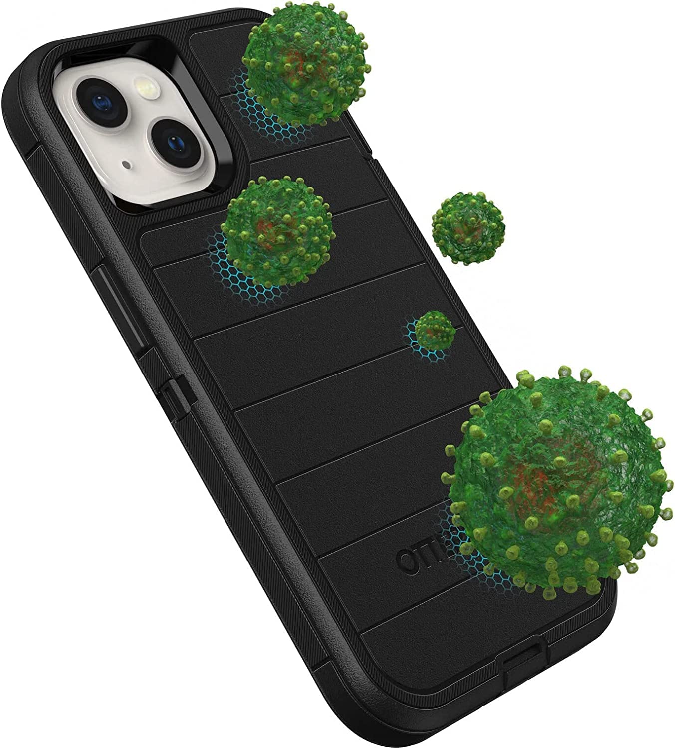 Foto 8 pulgar | Funda Otterbox Defender Series Sin Pantalla Para Iphone 13, Negra - Venta Internacional.