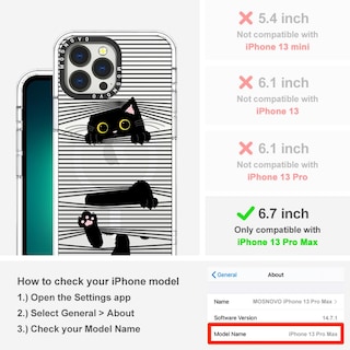 Foto 2 | Funda De Teléfono Mosnovo Compatible Con Iphone 13 Pro Max - Venta Internacional.