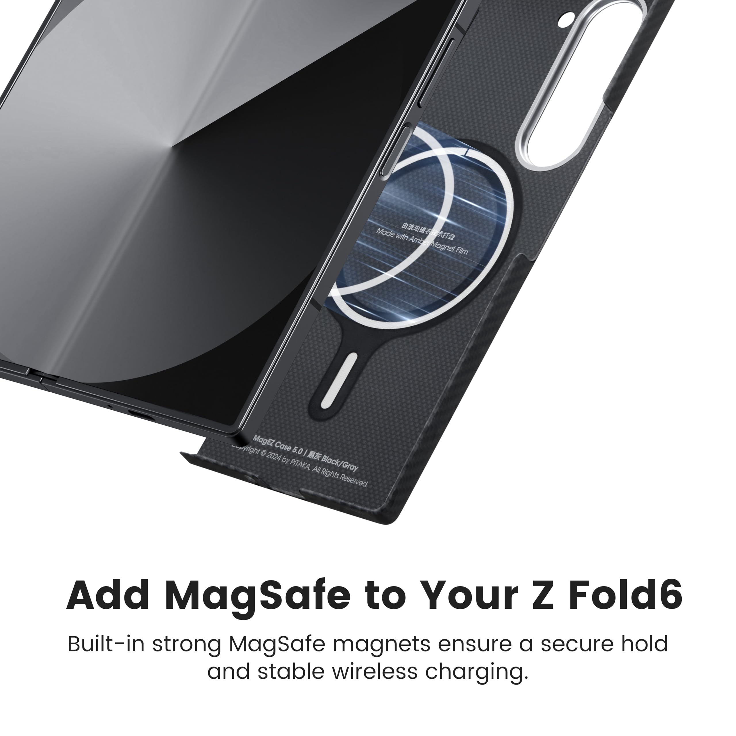 Foto 6 pulgar | Funda Tipo Magez Case 5 Para Samsung Galaxy Z Fold 6 - Venta Internacional.