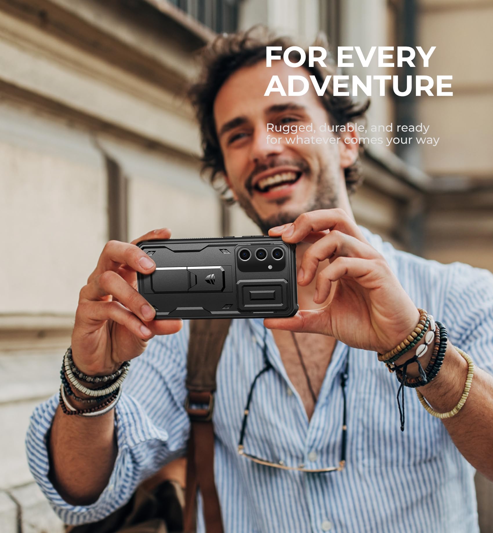 Foto 7 | Funda Dexnor Para Samsung Galaxy S24 Fe Con Funda De Cámara Negra - Venta Internacional.