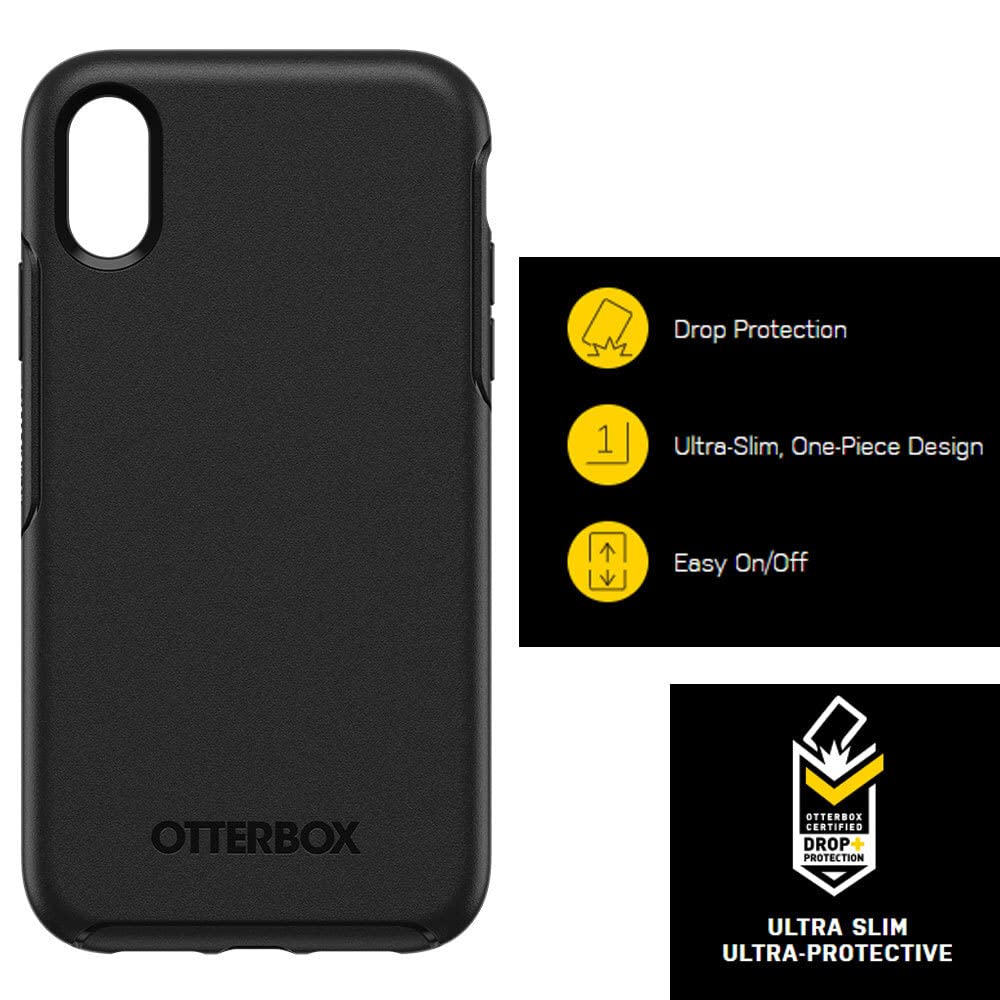 Foto 4 pulgar | Funda Otterbox Para Iphone Xr Symmetry Series, Negra - Venta Internacional.