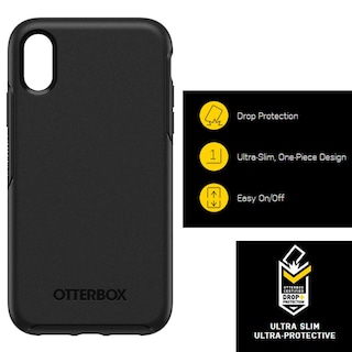 Foto 3 | Funda Otterbox Para Iphone Xr Symmetry Series, Negra - Venta Internacional.