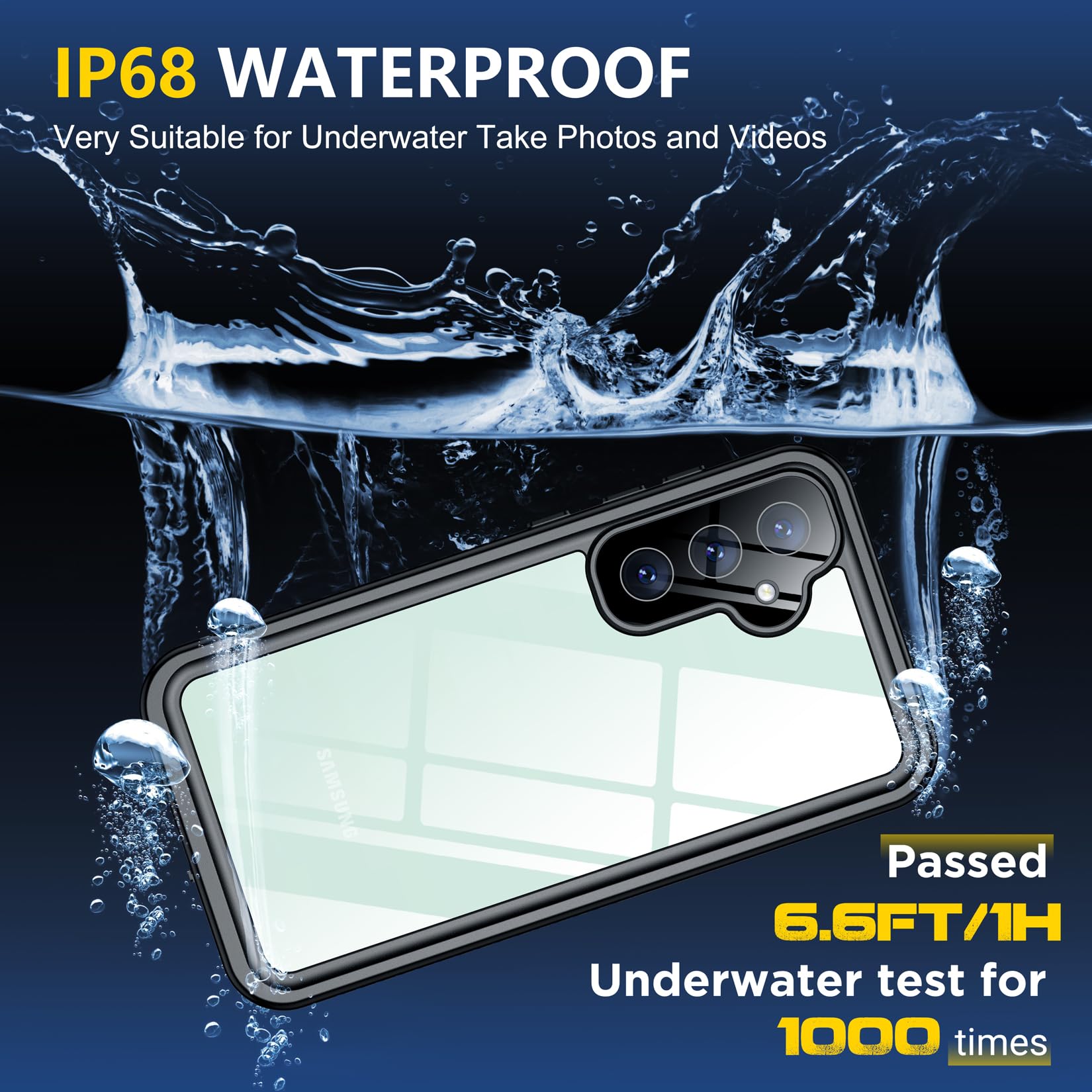 Foto 4 pulgar | Funda De Teléfono Spidercase Impermeable Para Samsung Galaxy S24 Fe - Venta Internacional.