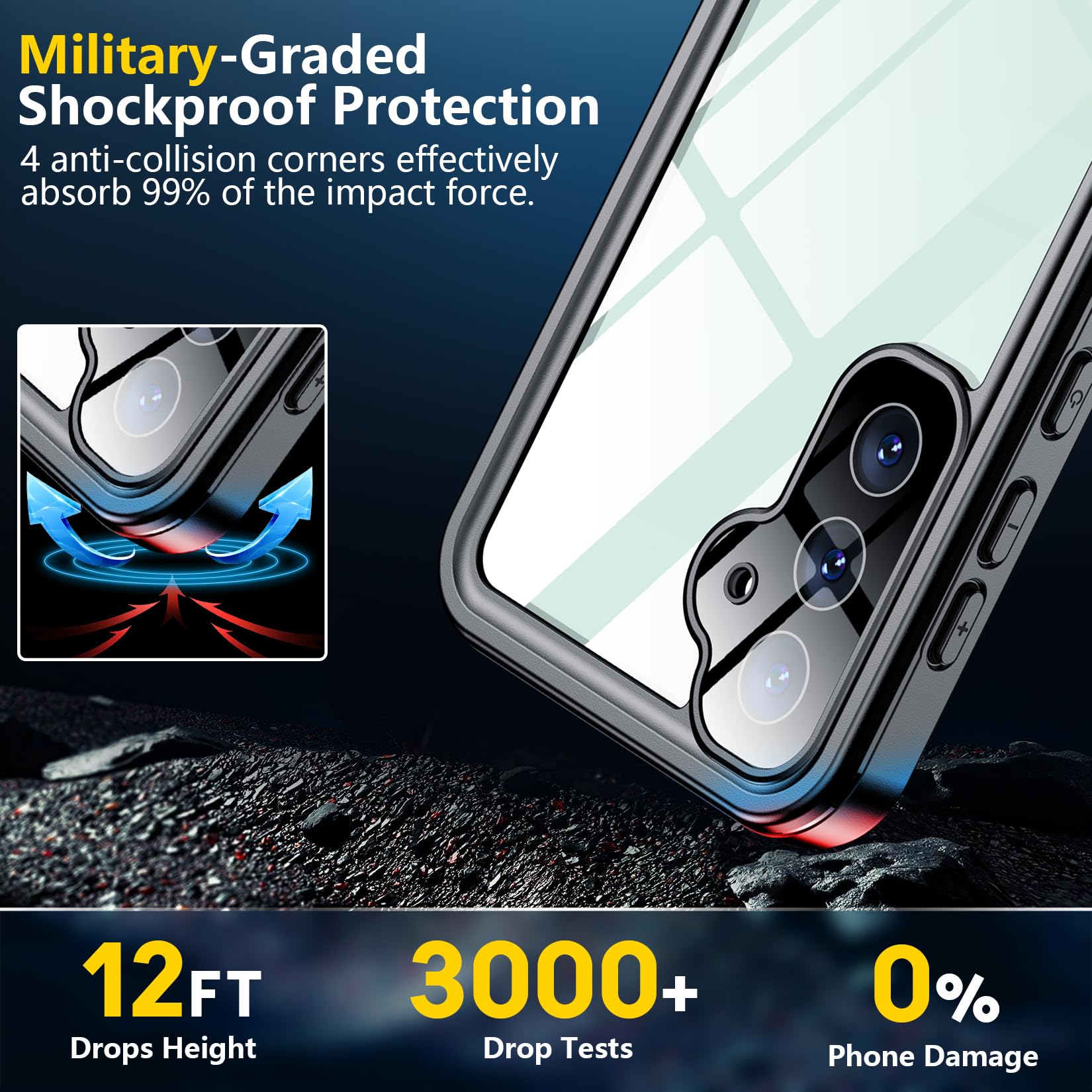 Foto 6 pulgar | Funda De Teléfono Spidercase Impermeable Para Samsung Galaxy S24 Fe - Venta Internacional.