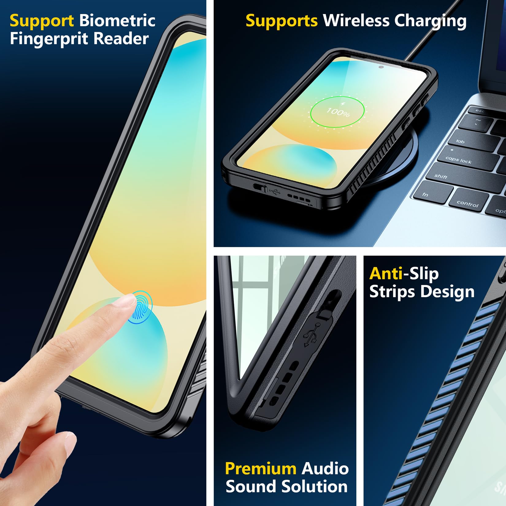 Foto 8 pulgar | Funda De Teléfono Spidercase Impermeable Para Samsung Galaxy S24 Fe - Venta Internacional.