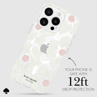 Foto 3 | Funda De Teléfono Kate Spade New York Hollyhock Cream Floral Para Iphone 16 Pro Con Magsafe - Venta Internacional.