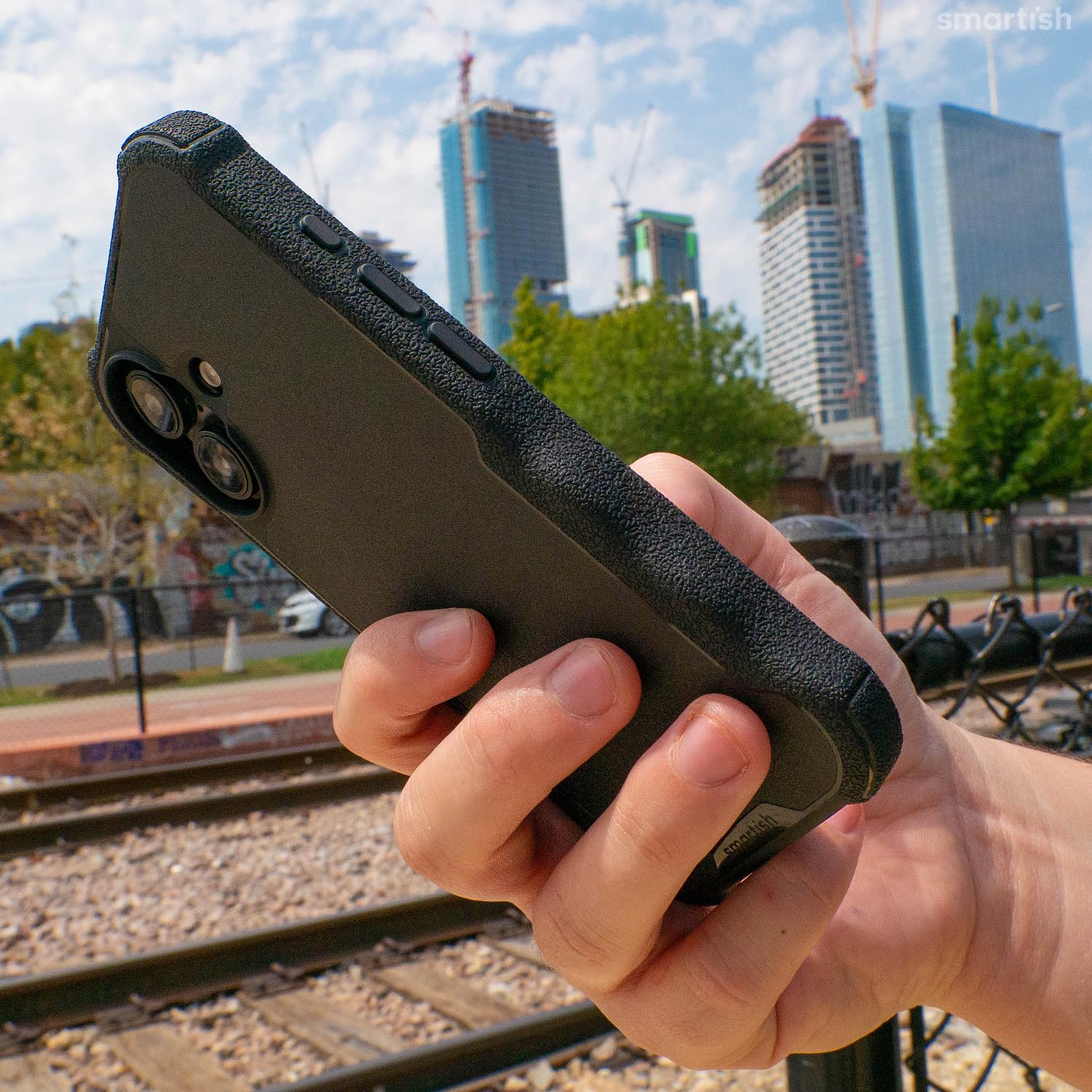 Foto 3 pulgar | Funda Magnética Protectora Smartish Gripzilla Para Iphone 16 Pro - Venta Internacional.