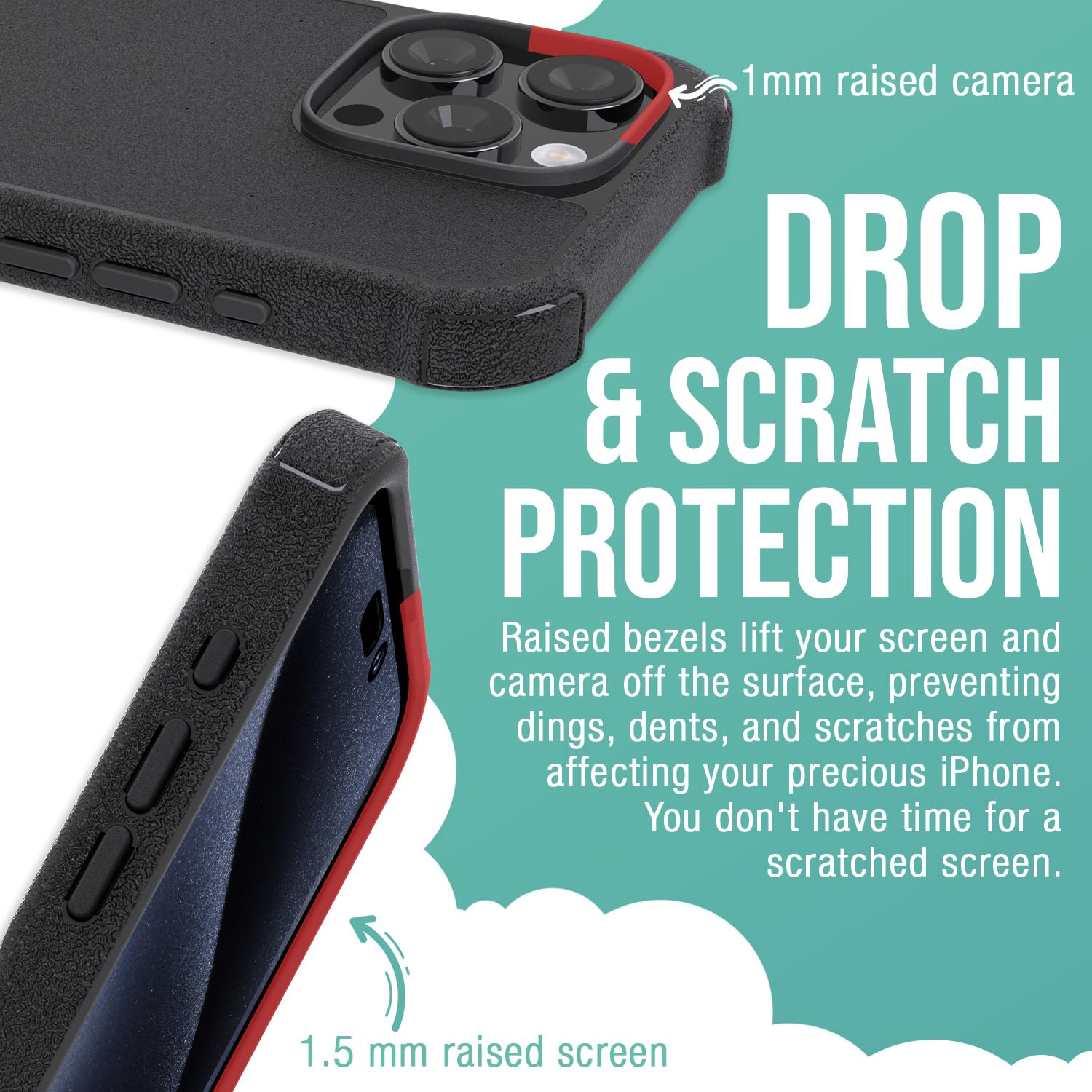 Foto 6 pulgar | Funda Magnética Protectora Smartish Gripzilla Para Iphone 16 Pro - Venta Internacional.